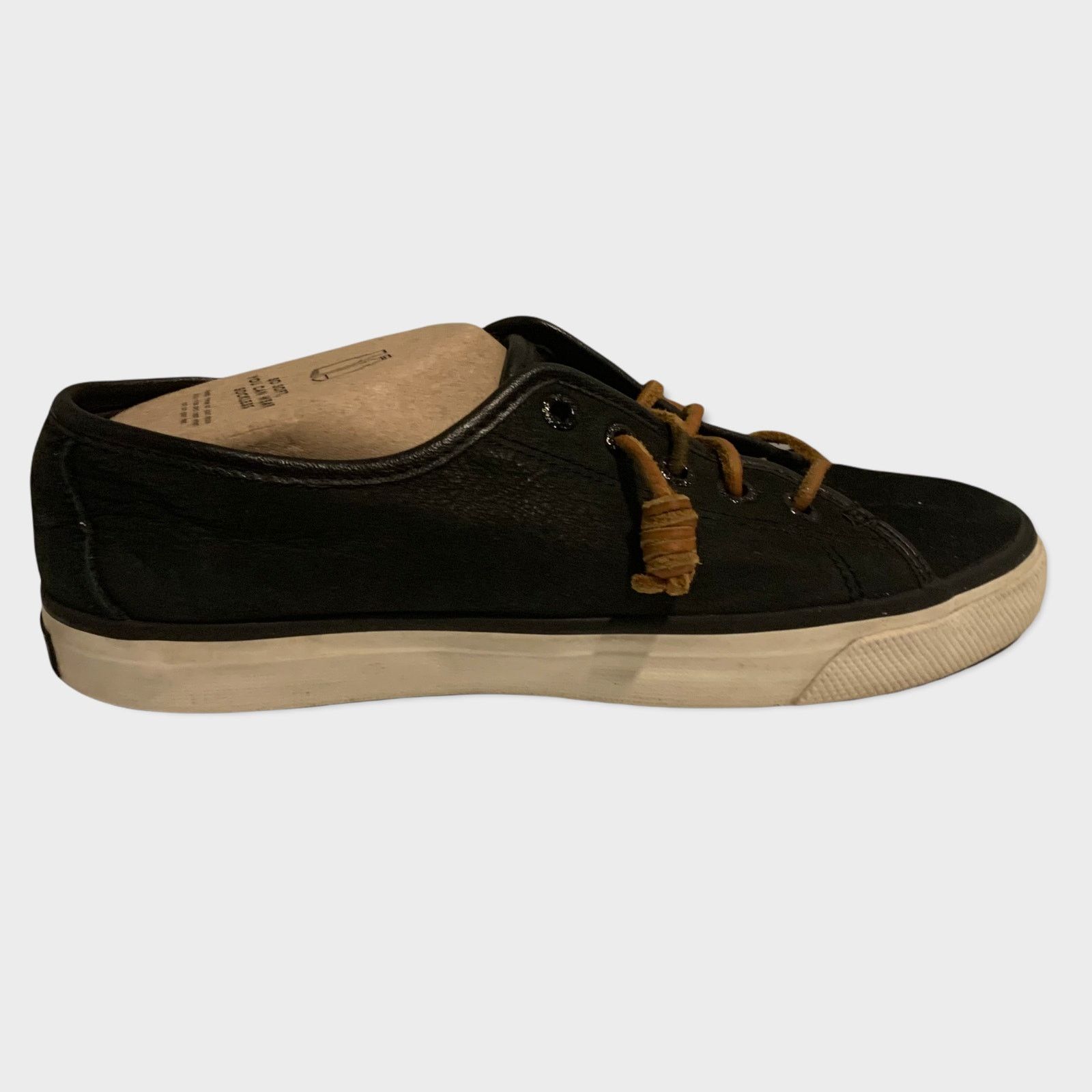 Sperry Sperry Topsider Pier View Black Leather Boat Shoe 8 Maritime Size US 8 / IT 38 - 12 Thumbnail