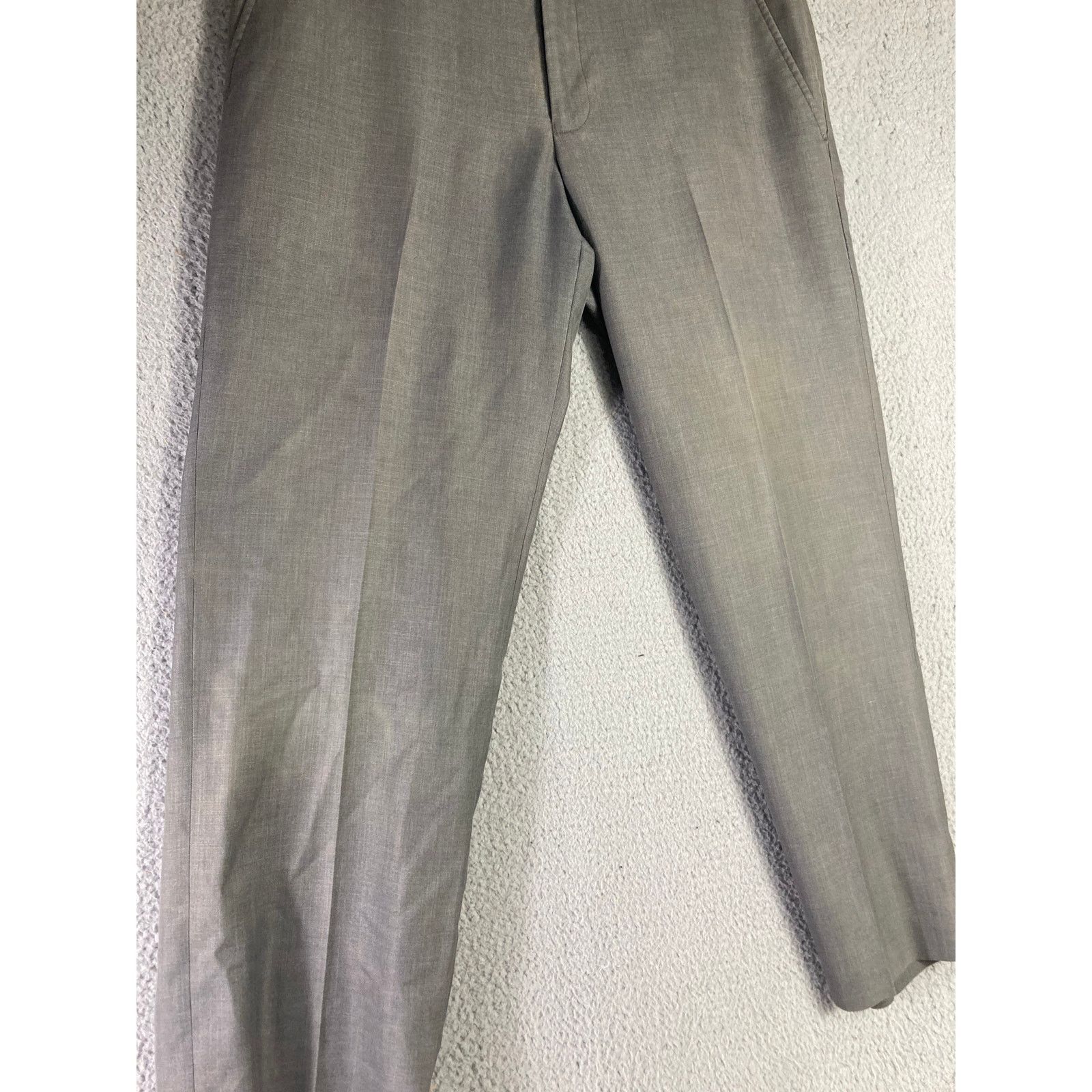 J Ferrar JF Ferrar Men's Modern Fit Dress Pants Gray Size 34x29 Size 34R - 9 Thumbnail