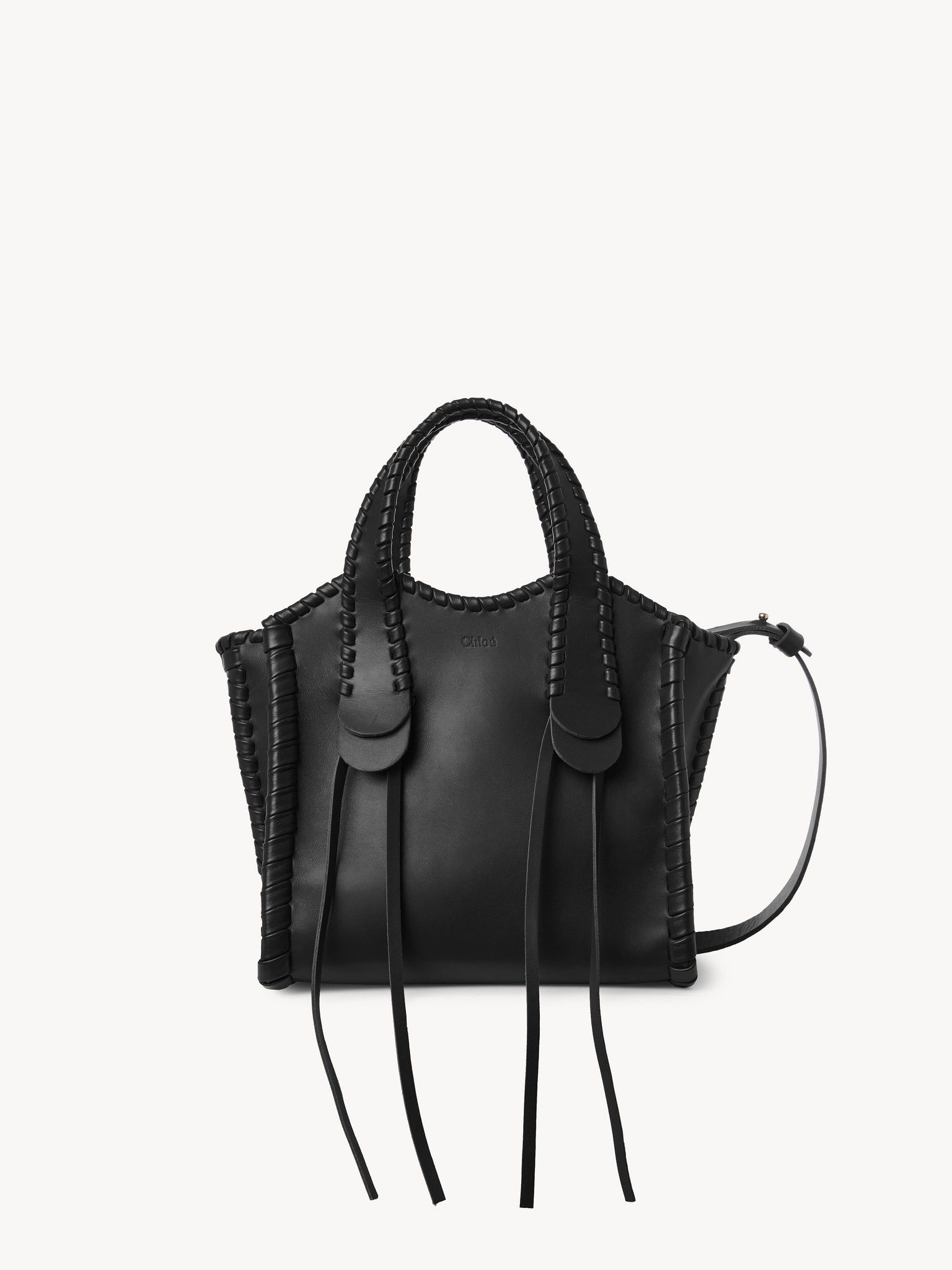 Chloe o1loc1c0325 Size: OS / CHC23 Mony Small Tote Bag in Black Size ONE SIZE - 1 Thumbnail