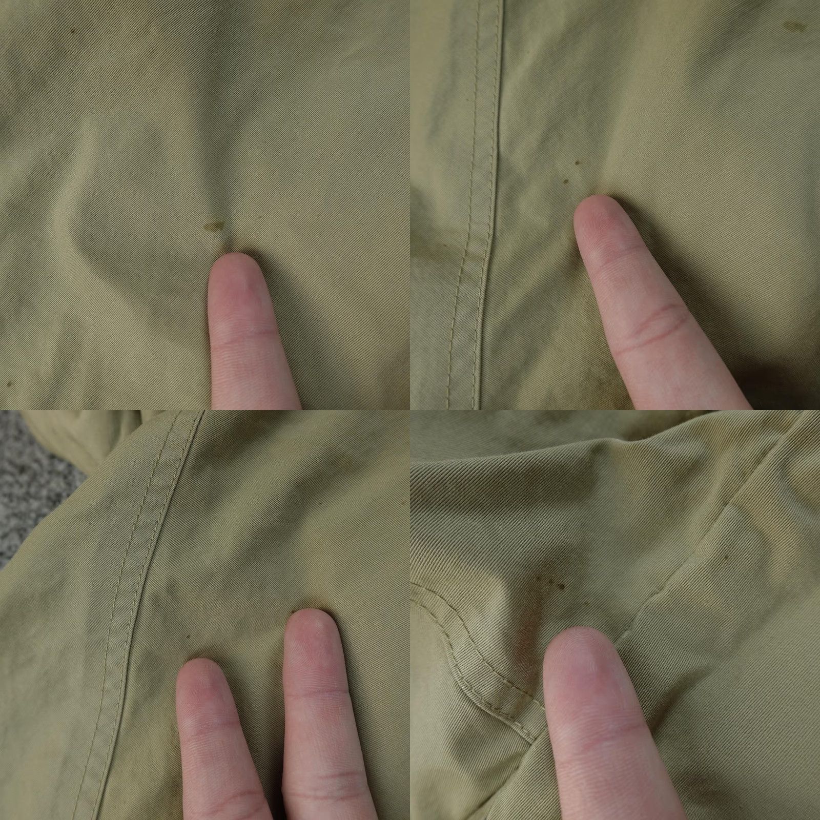 Vintage Woolrich Coat Parka Womens M Beige Twill Hooded Lined Pockets Button Logo Outdoor Casual Travel Winter Fall Size M / US 6-8 / IT 42-44 - 9 Thumbnail