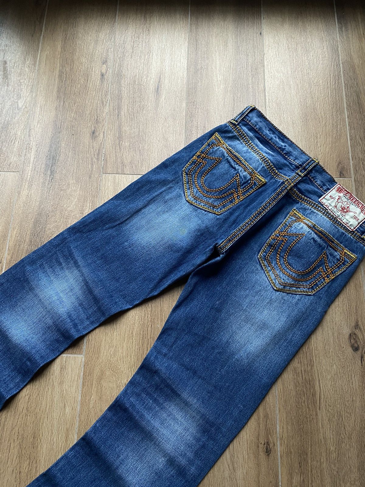 Vintage True Religion Jeans Faded Japanese Avant Garde Y2K