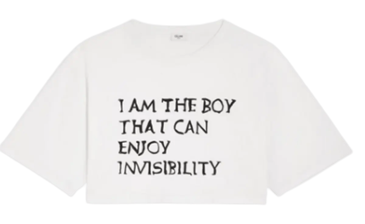 Celine o1bcso1str0324 2X92E671Q.010B T-Shirt in White Size US M / EU 48-50 / 2 - 1 Preview