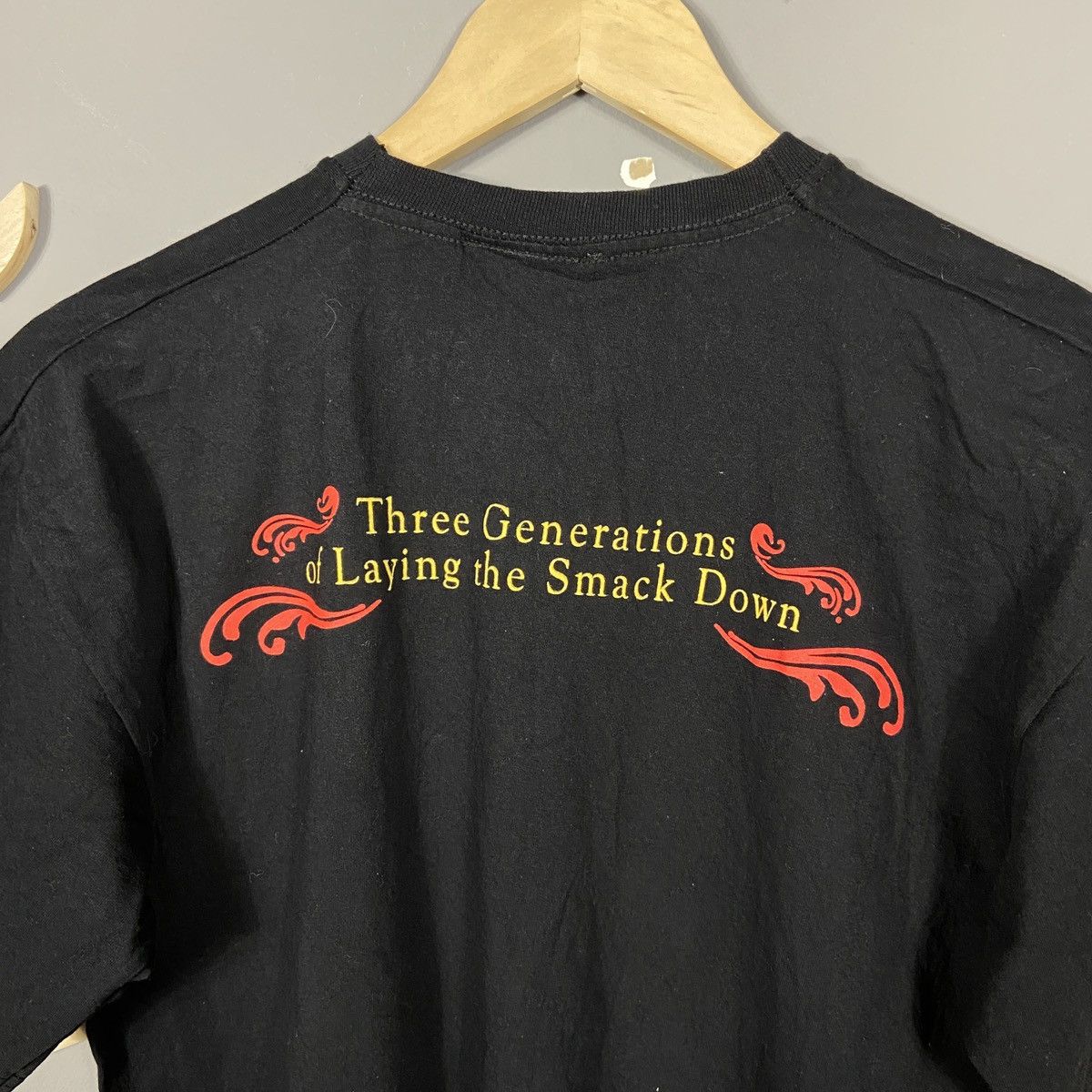 Vintage × WWE × WWF Vintage WWE Three Generations of Laying the Smack Down Size US M / EU 48-50 / 2 - 6 Thumbnail