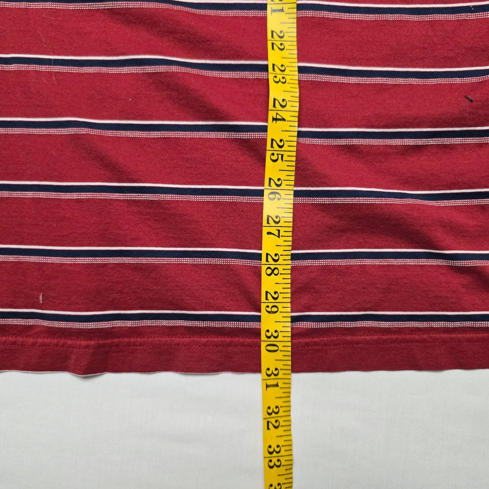 Other Nicklaus Golf Double Mercerized Cotton L Red Striped Polo Size US L / EU 52-54 / 3 - 8 Thumbnail