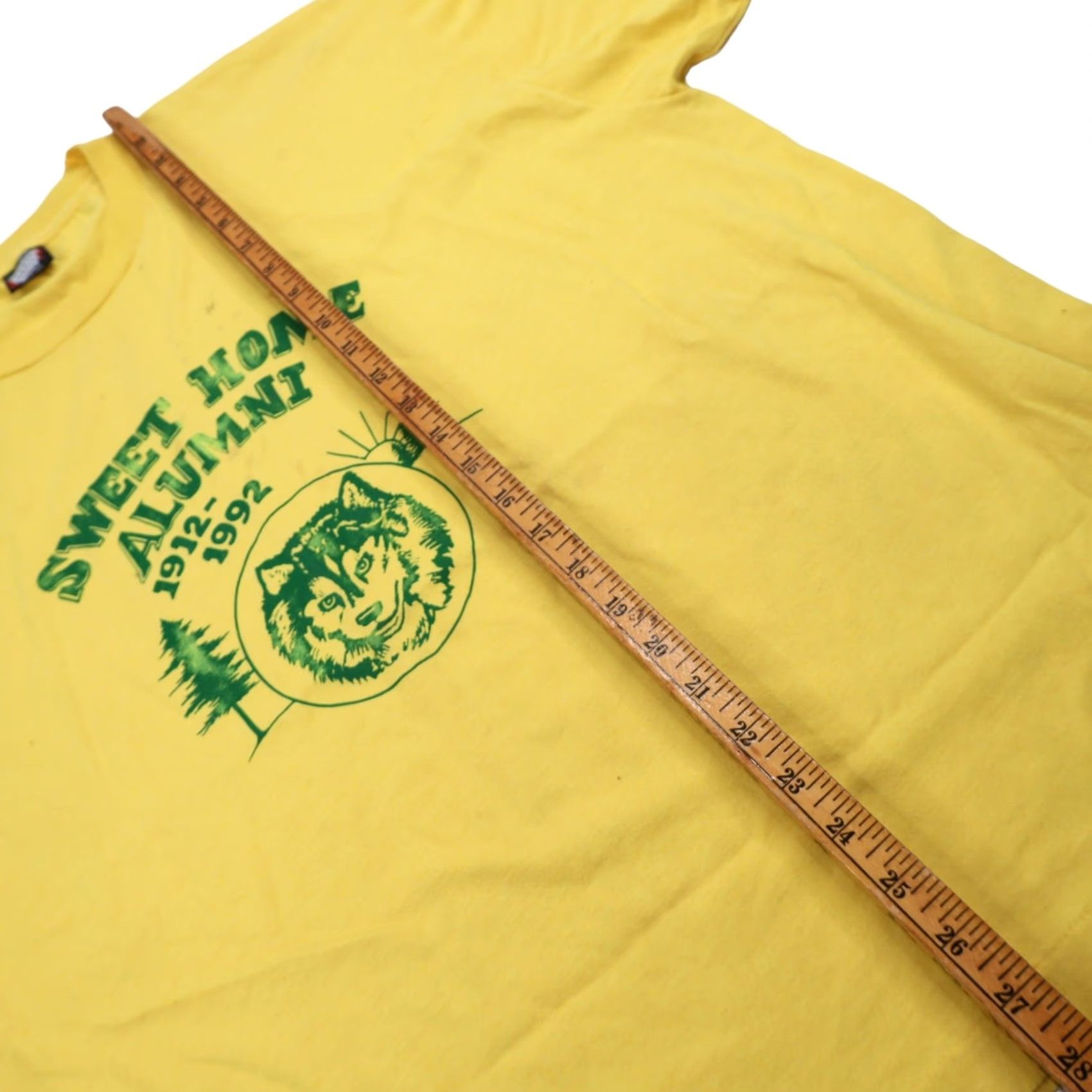Vintage VINTAGE Sweet Home Alumnia T-Shirt Yellow 2XL Mens 1912-1992 Graphic Shirt Size US XXL / EU 58 / 5 - 7 Thumbnail