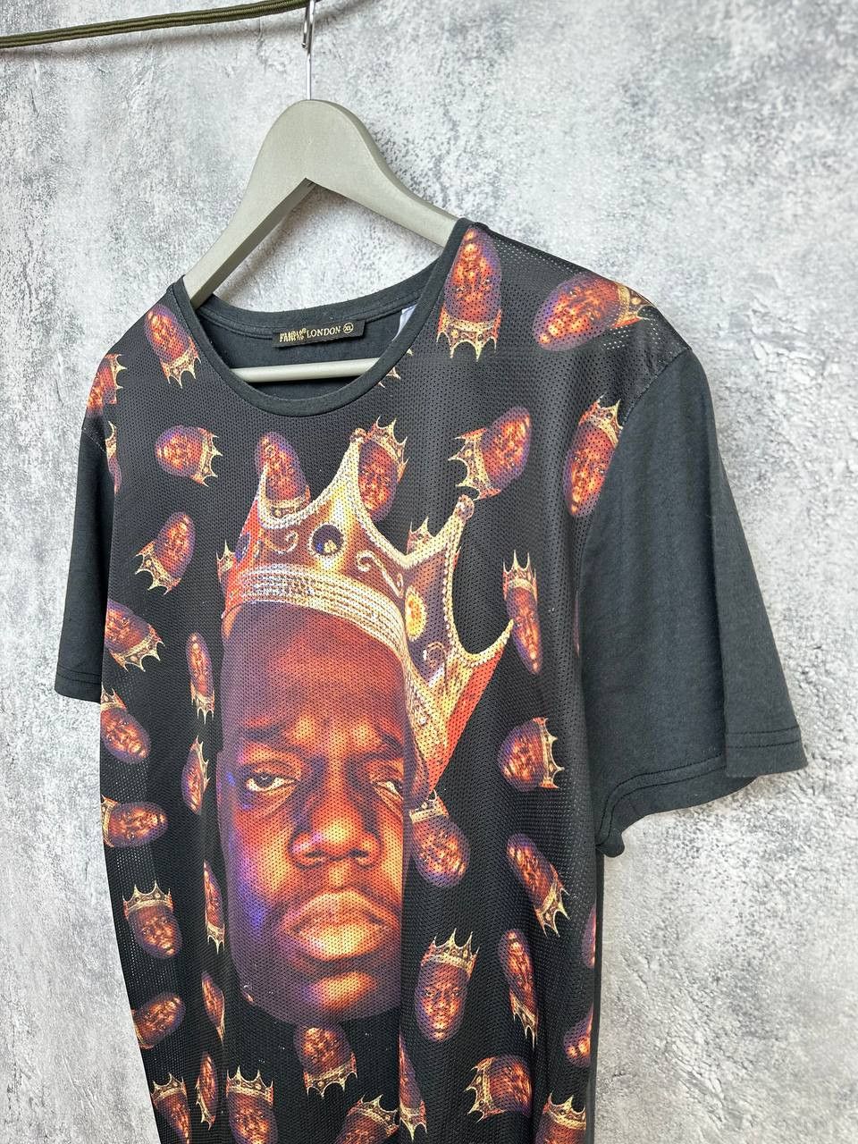 Vintage Notorious BIG Biggie Smalls Graphic T-Shirt Crown Mesh Front Size US XL / EU 56 / 4 - 5 Thumbnail