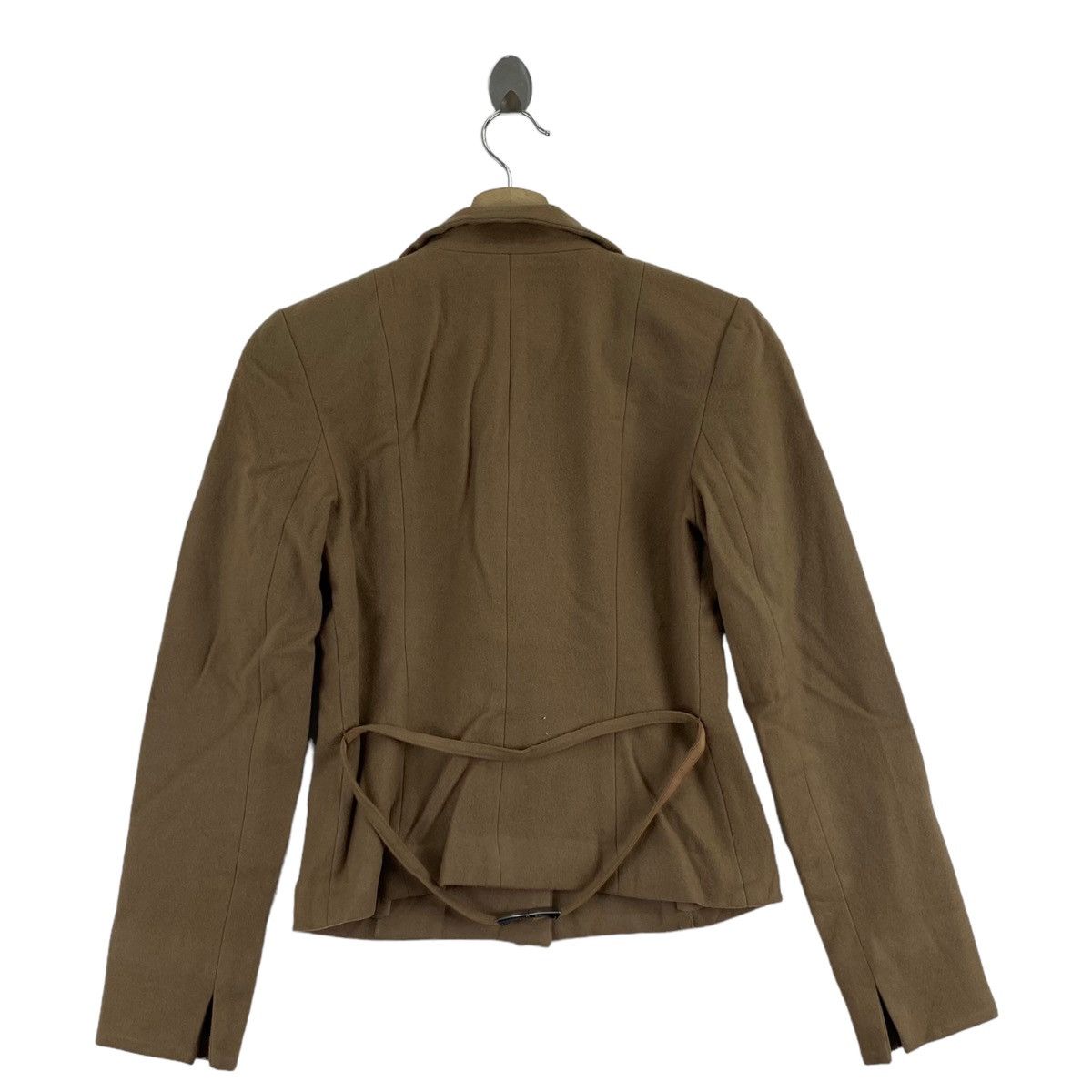 Japanese Brand UNTITLED Japanese Brand Brown Tweed Blazer Coat Size XS / US 0-2 / IT 36-38 - 2 Thumbnail