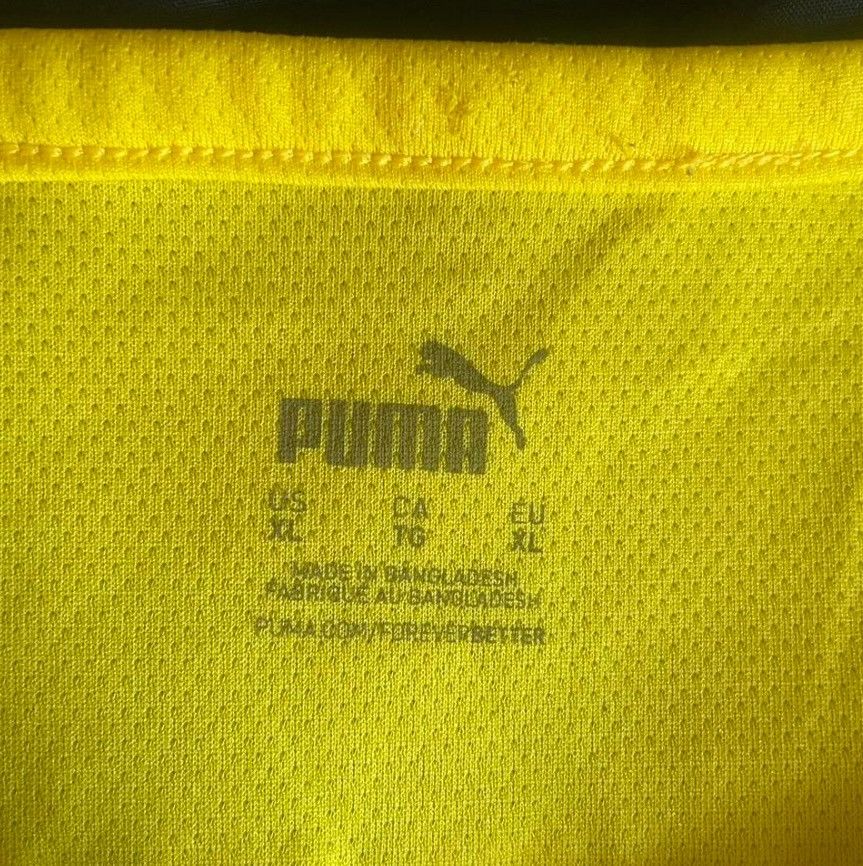 Puma Yellow & White Puma Soccer Football Jersey Size US L / EU 52-54 / 3 - 5 Thumbnail