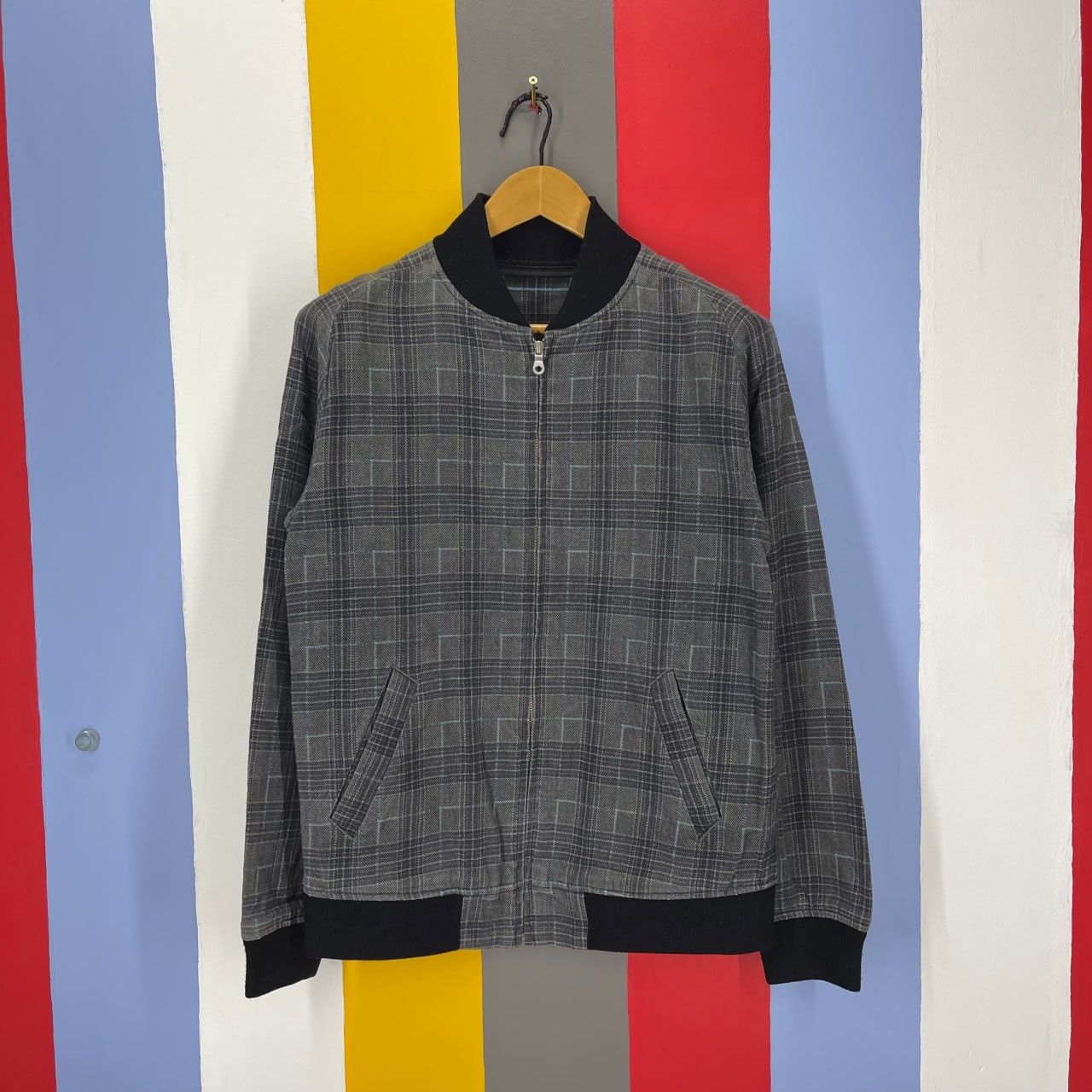 Beams Japan BEAMS Zipper Jacket Checked Plaid #1177/AP Size US S / EU 44-46 / 1 - 1 Thumbnail