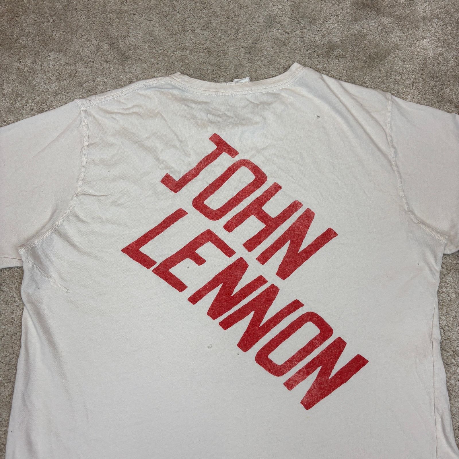 MadeWorn Rare Madeworn John Lennon Give Peace A Chance Shirt Men's XL Size US XL / EU 56 / 4 - 4 Thumbnail