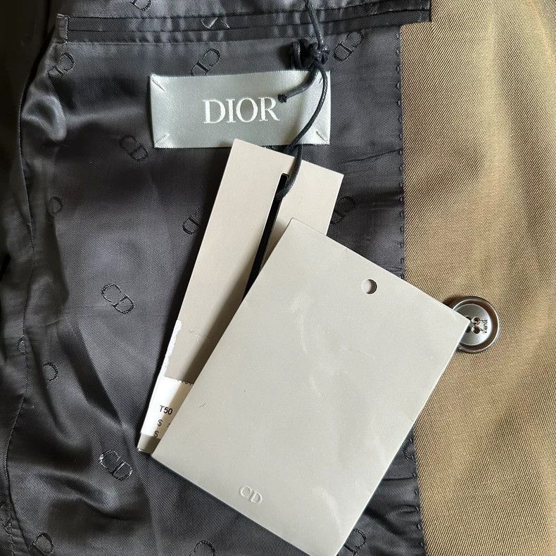 Dior Dior Light brown gun collar streamer double-breasted wool Size 50R - 5 Thumbnail