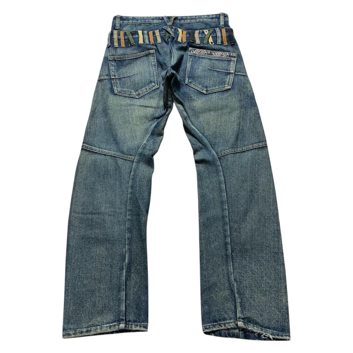 Japanese Brand Kmk Curve Double Waist Y2k Lgb Punk Style Japanese Brand Size US 32 / EU 48 - 5 Thumbnail