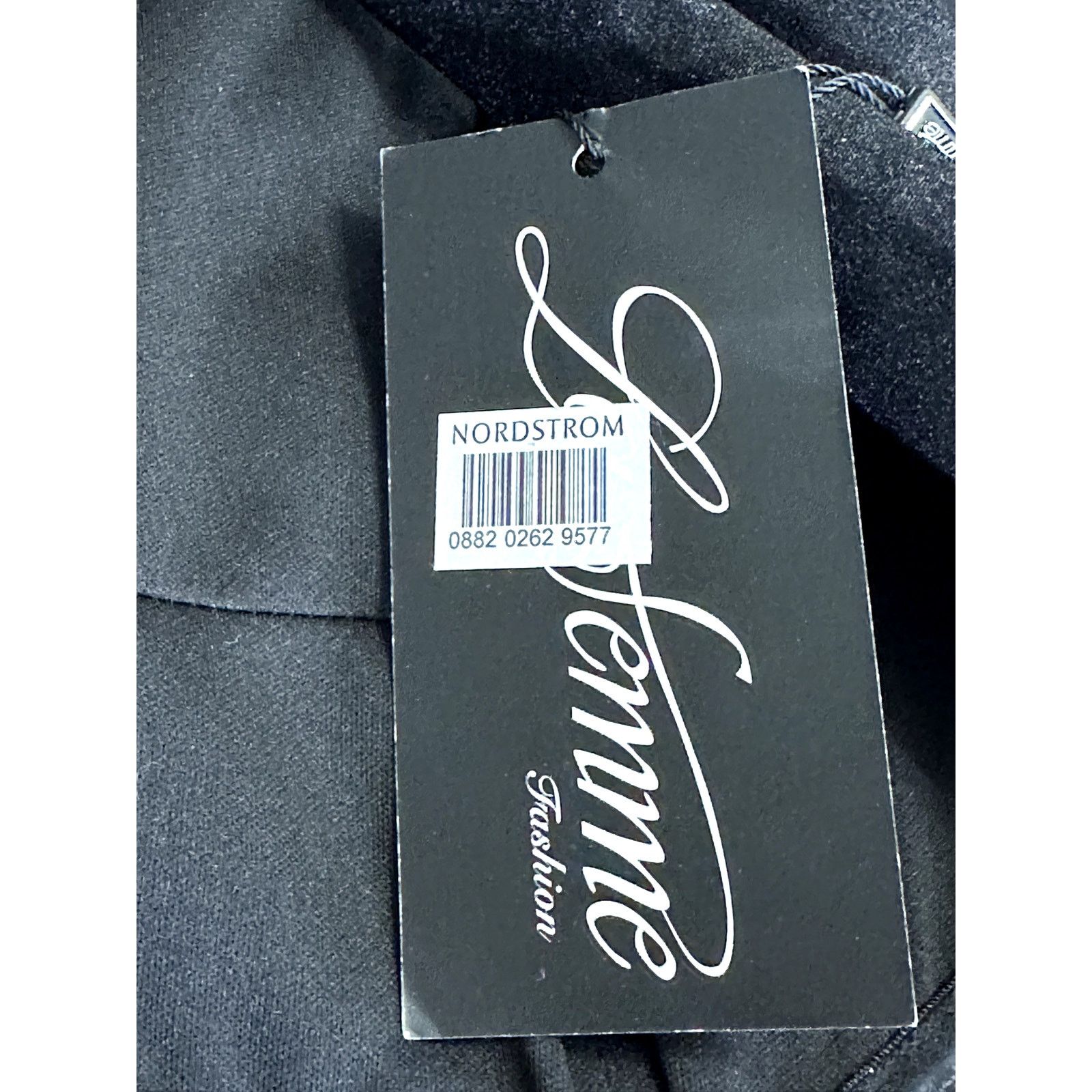 Other La Femme Maxi Dress Strapless Crisscross Slit Black 0 NWT Size XS / US 0-2 / IT 36-38 - 8 Thumbnail