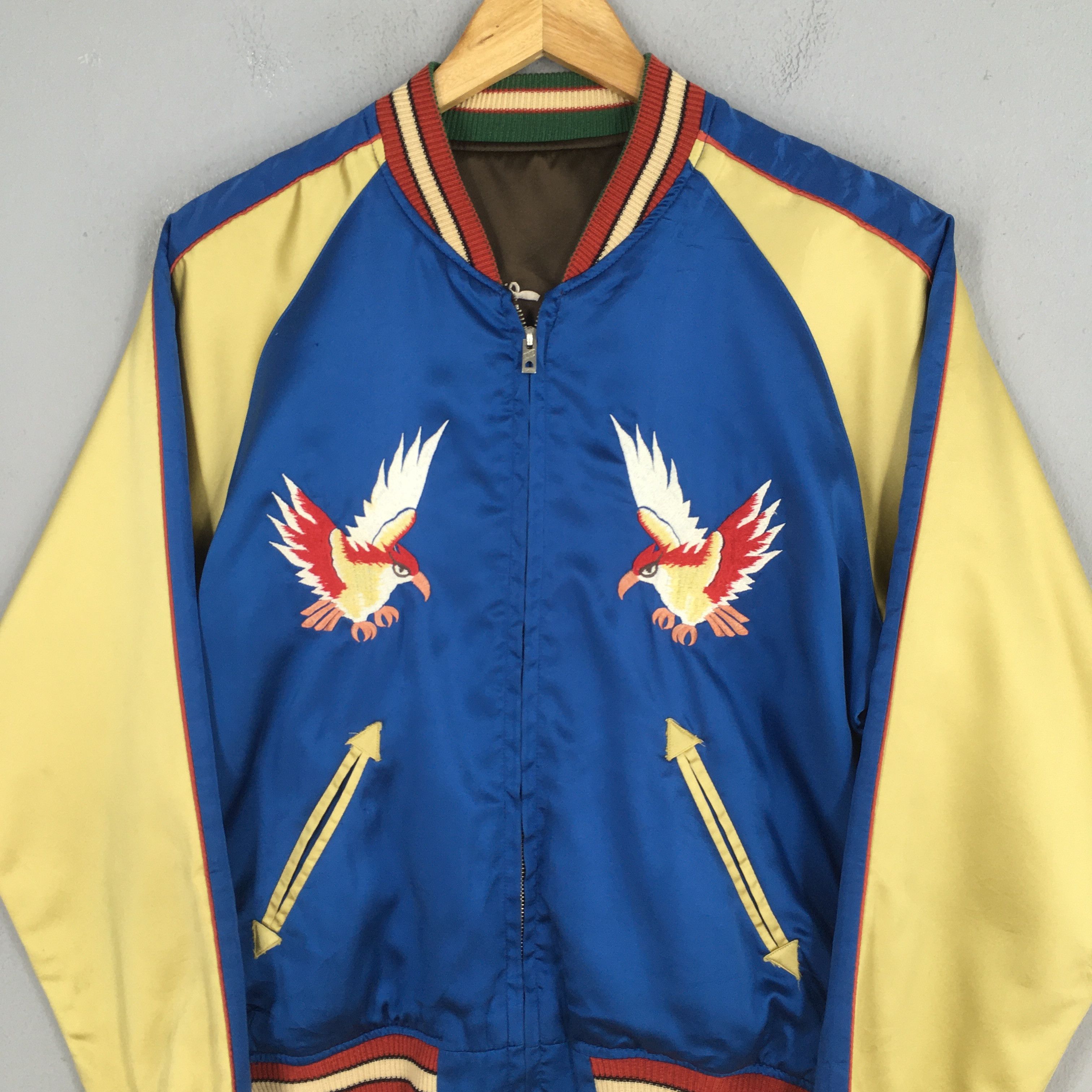 Japanese Brand Vintage Sukajan Japan Phoenix Eagle Tailor Toyo Ent Jacket M Size US M / EU 48-50 / 2 - 2 Thumbnail