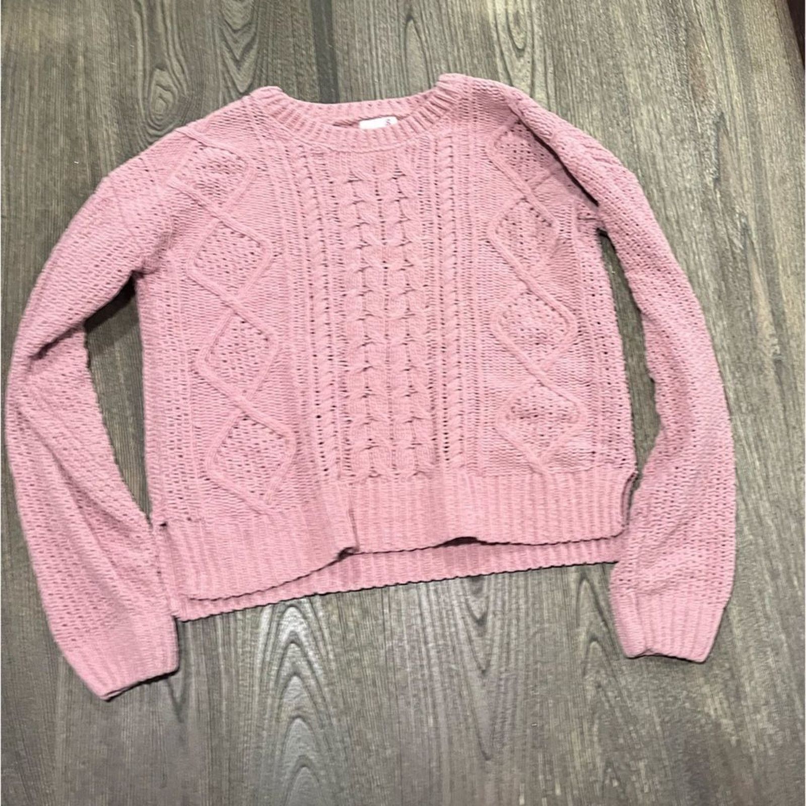 Vintage SO Womens Cable Knit Sweater Crewneck Long Sleeve Size S Size S / US 4 / IT 40 - 1 Thumbnail