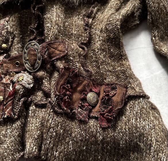 Japanese Brand Gothic Japan Faux Fur Sweater LGB If Six Was Nine like Size M / US 6-8 / IT 42-44 - 3 Thumbnail