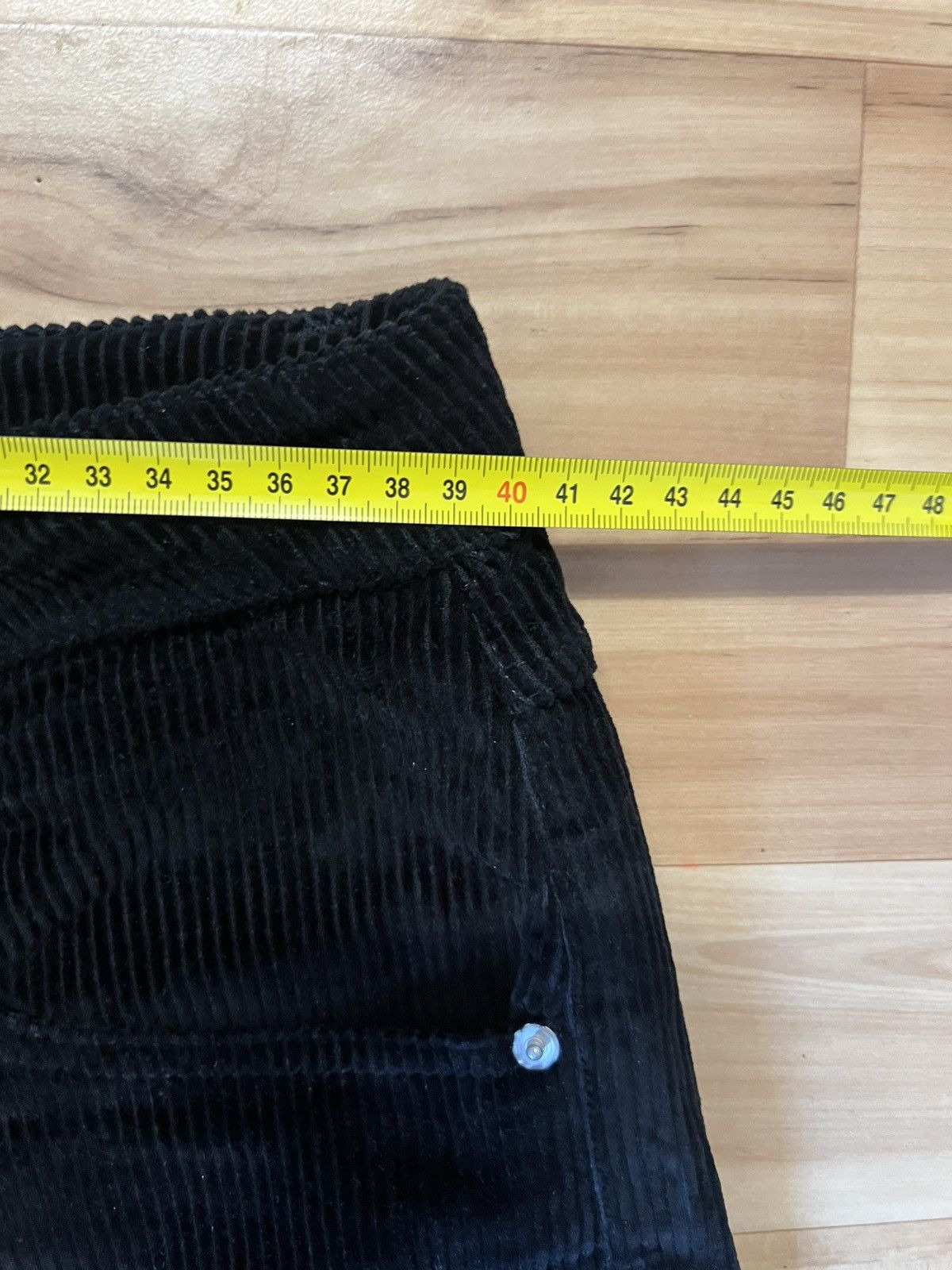 Other Ordinary Practice Dart Carpenter Trousers Black Corduroy M Size US 30 / EU 46 - 8 Thumbnail