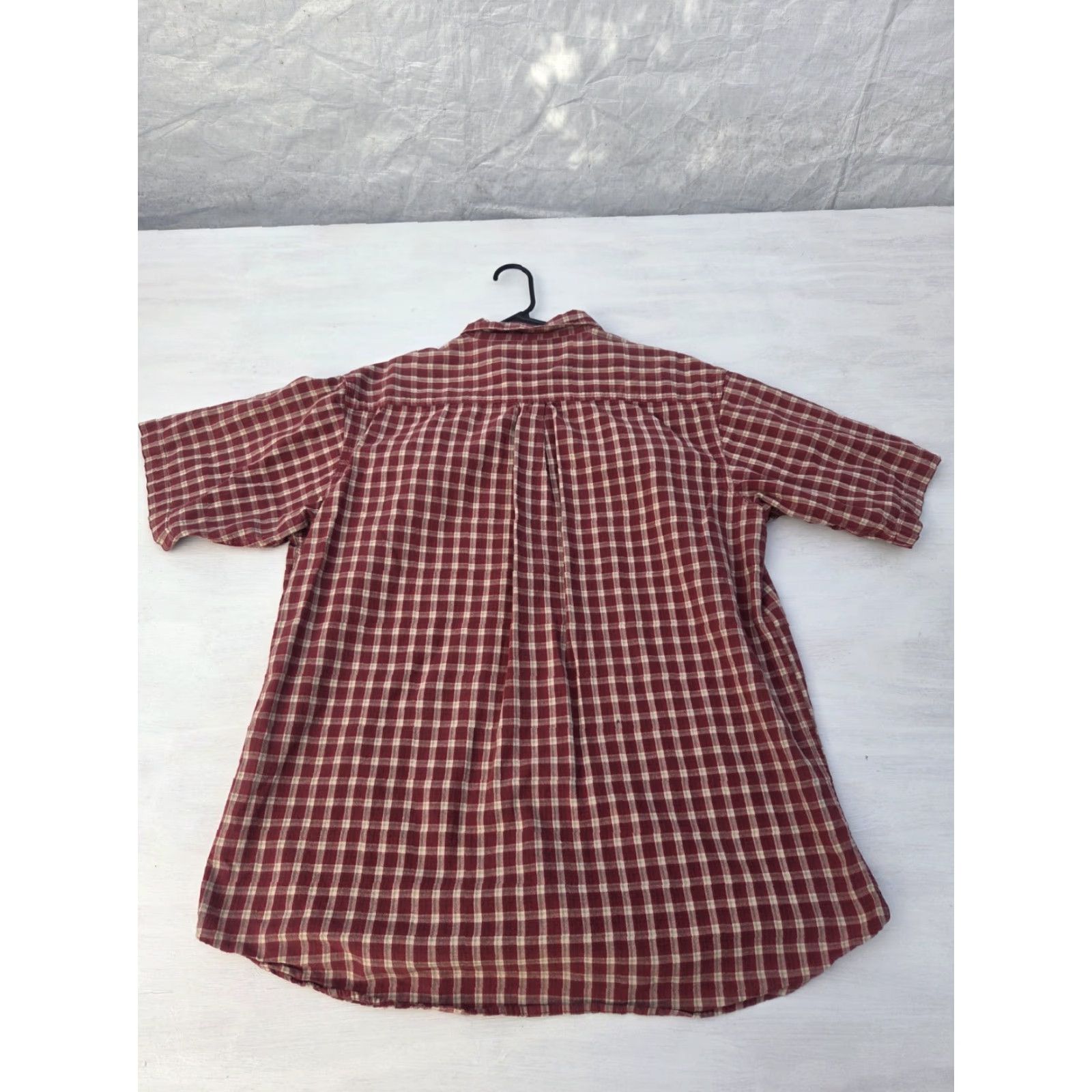 Vintage VINTAGE RedHead Button-Down Shirt Mens XL Short Sleeve Red Plaid Pockets READ Size US XL / EU 56 / 4 - 6 Thumbnail