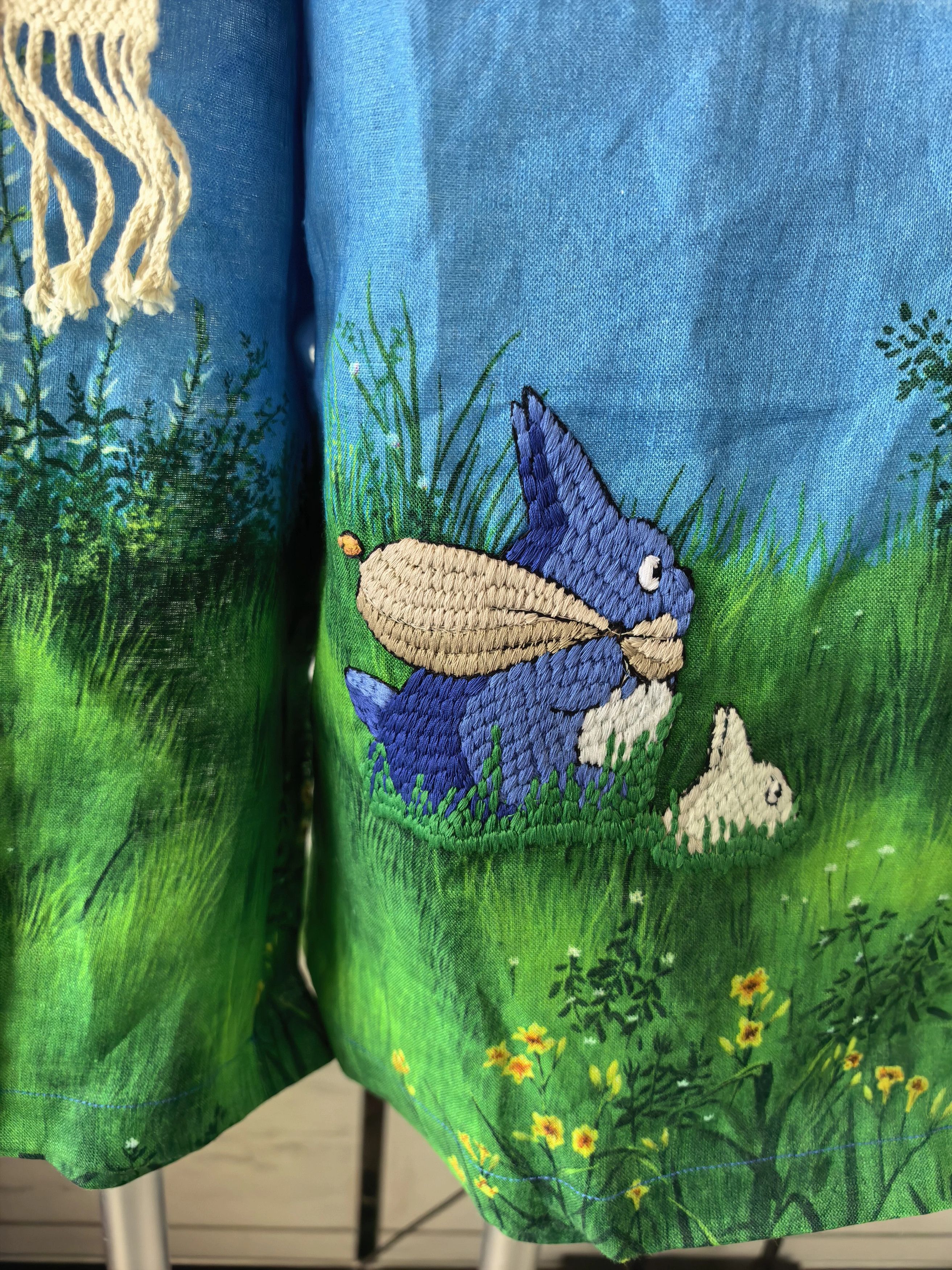 Loewe LOEWE x Totoro Linen 7-Shorts XS Size US 28 / EU 44 - 5 Thumbnail