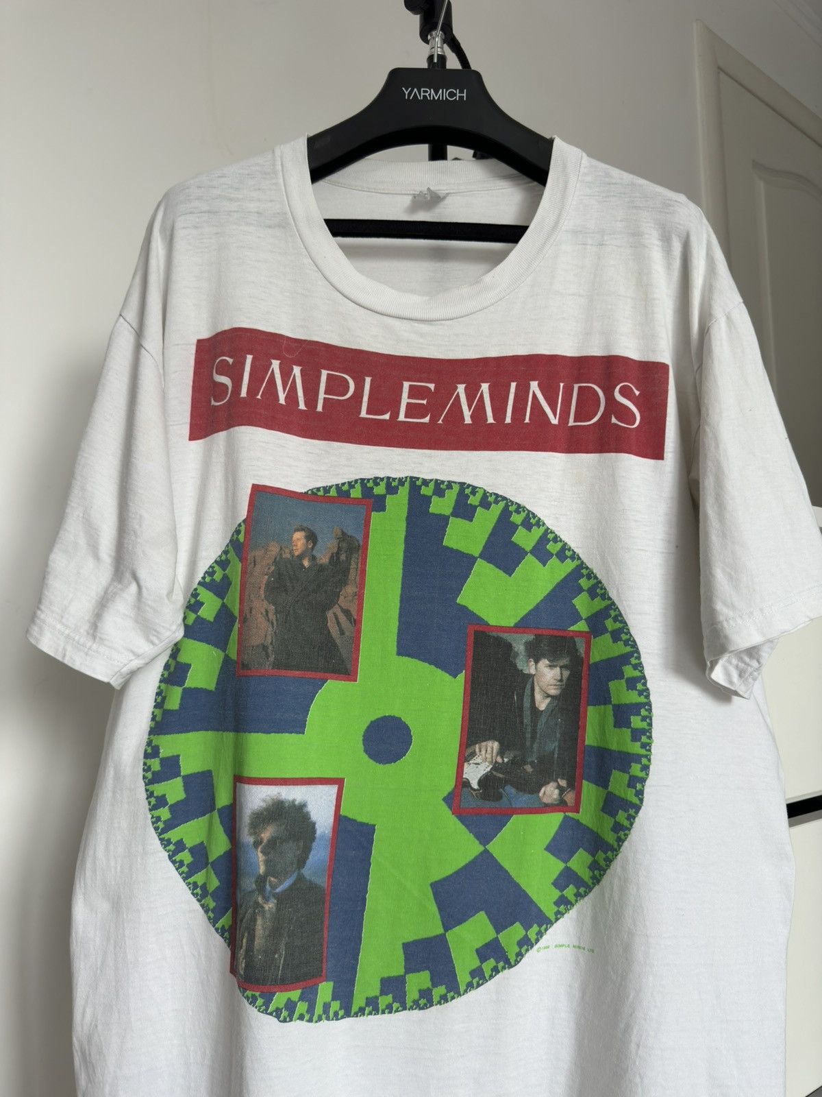 Band Tees Vintage 1989 Simple Minds Scotish Britpop Band Tee Size US XL / EU 56 / 4 - 2 Thumbnail