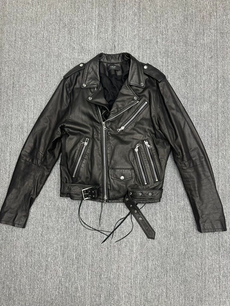 Amiri Amiri Tassel leather jacket 2502-Nextarrow Size US XL / EU 56 / 4 - 1 Thumbnail