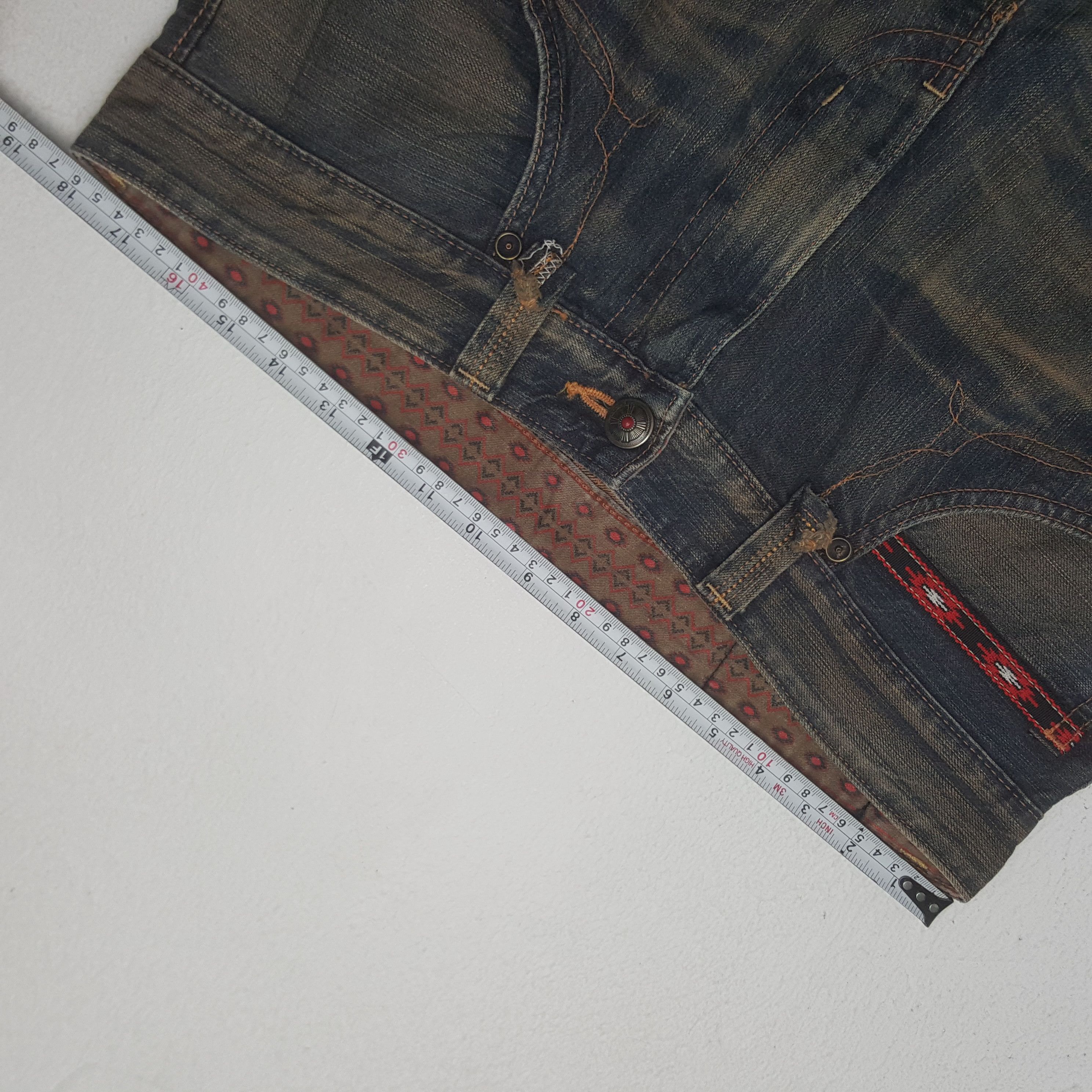 Edwin × Japanese Brand × Vintage Vintage Edwin XU Exclusive Vintage Denim Jeans Size US 36 / EU 52 - 7 Thumbnail