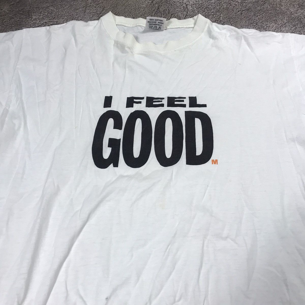 Vintage Vintage Y2K Graphic Tee I Feel Good Funny Print Streetwear L Size US L / EU 52-54 / 3 - 2 Thumbnail
