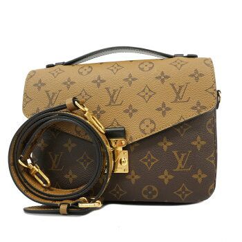 Louis Vuitton Monogram Reverse Pochette Metis MM Shoulder Bag