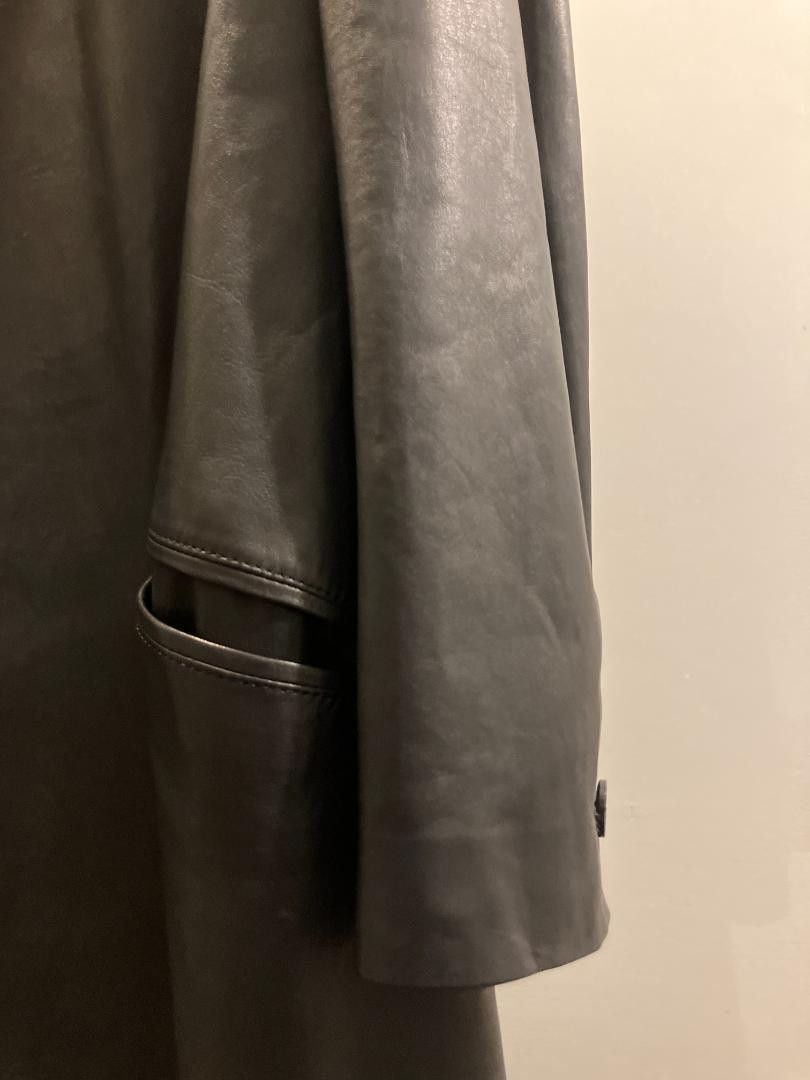 Yohji Yamamoto Yohji Yamamoto POUR HOMME 2023AW Leather Coat Size US M / EU 48-50 / 2 - 4 Thumbnail