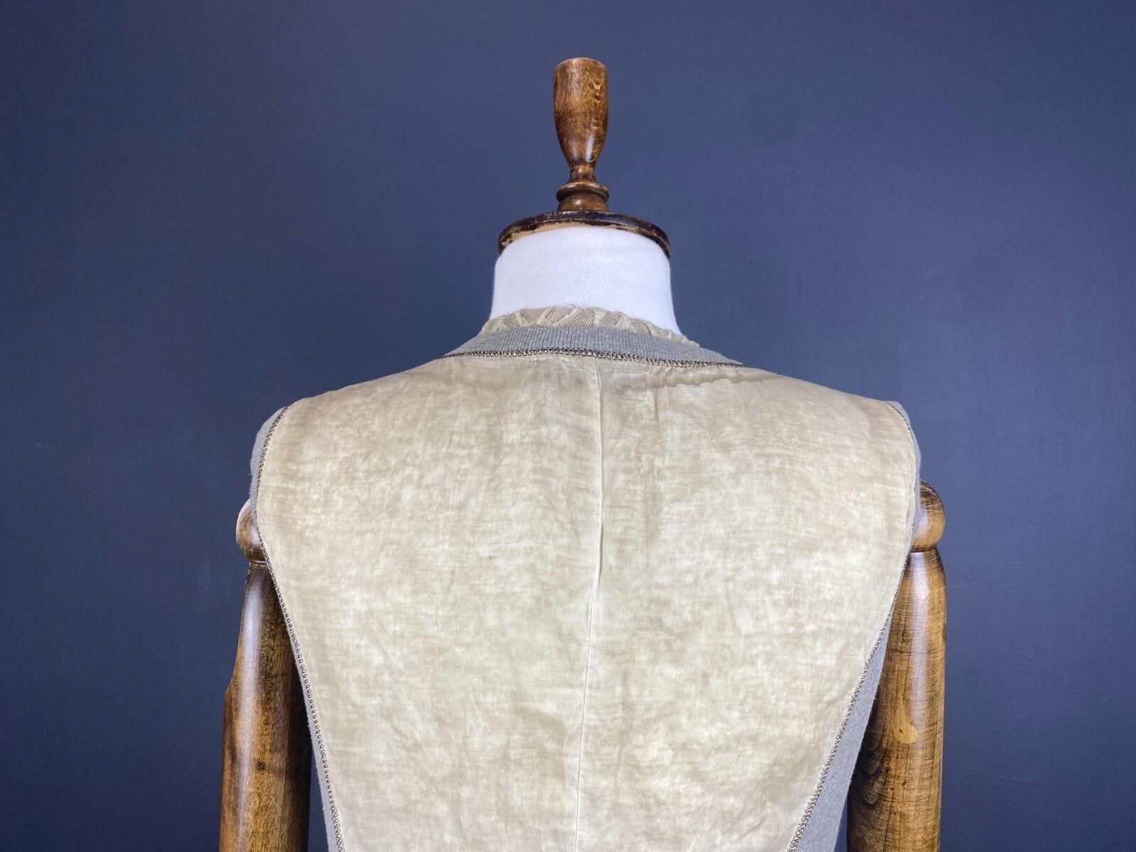 Designer Elisa Cavaletti Club Ivory Desiner Tank Top Blouse Size L Size L / US 10 / IT 46 - 9 Thumbnail