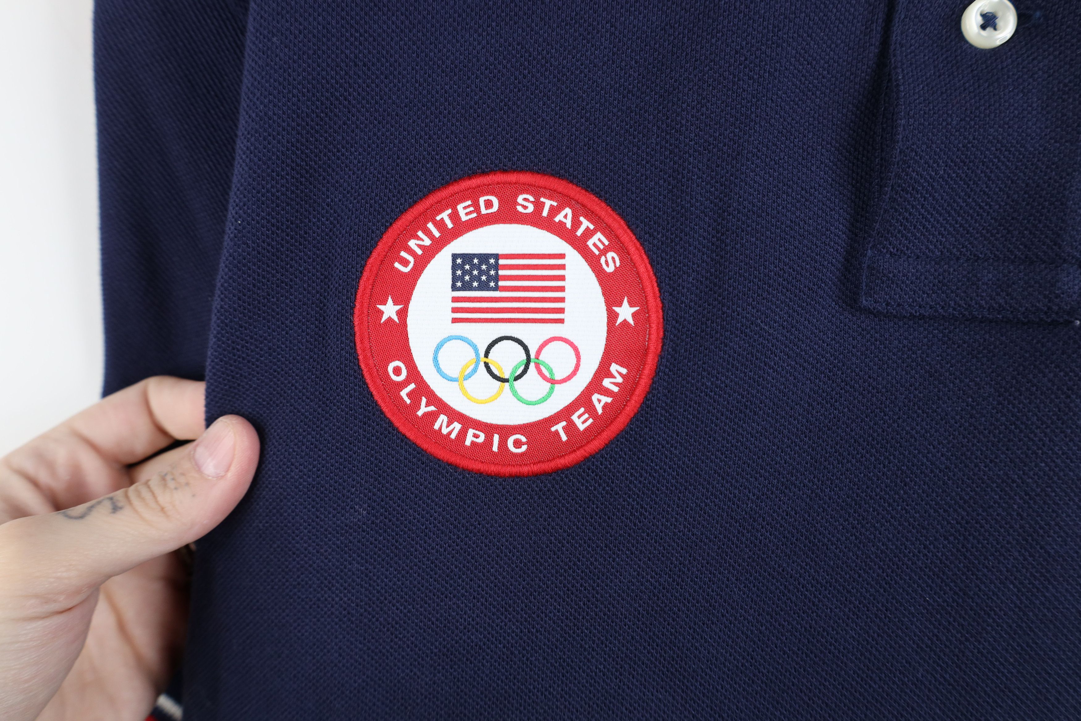 Polo Ralph Lauren Ralph Lauren 2016 Olympics United States Big Pony Polo Shirt Size US L / EU 52-54 / 3 - 5 Thumbnail