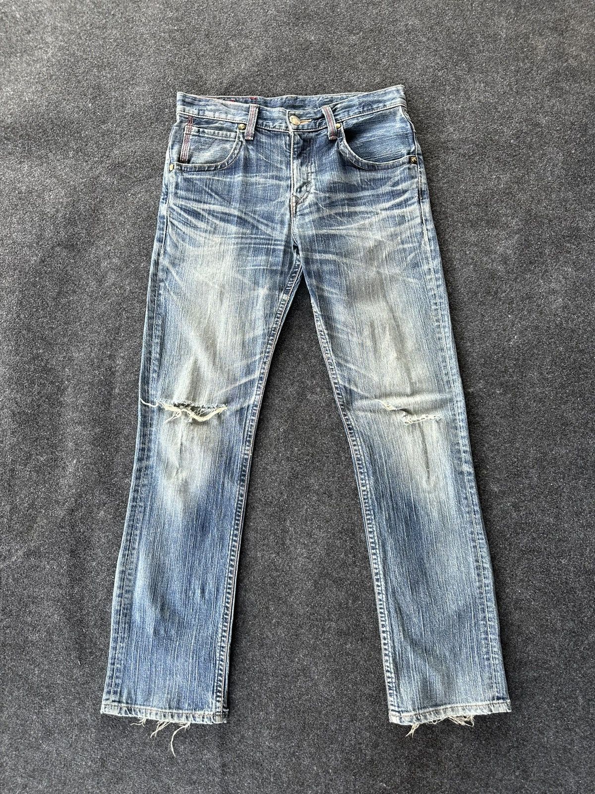Edwin × If Six Was Nine × Japanese Brand Edwin Blue Trip Vintage Red Trademark Denim Size 30 F78 Size US 30 / EU 46 - 1 Thumbnail