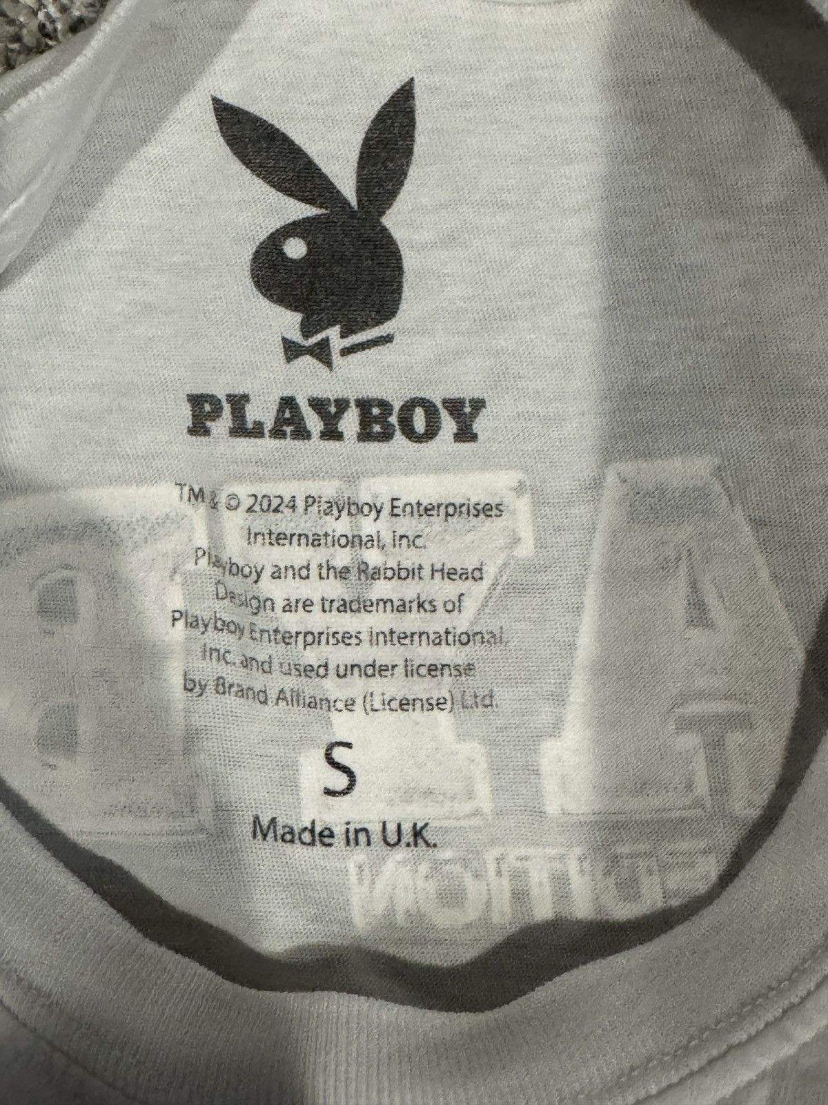 Playboy Playboy white t-shirt size S Size US S / EU 44-46 / 1 - 2 Thumbnail