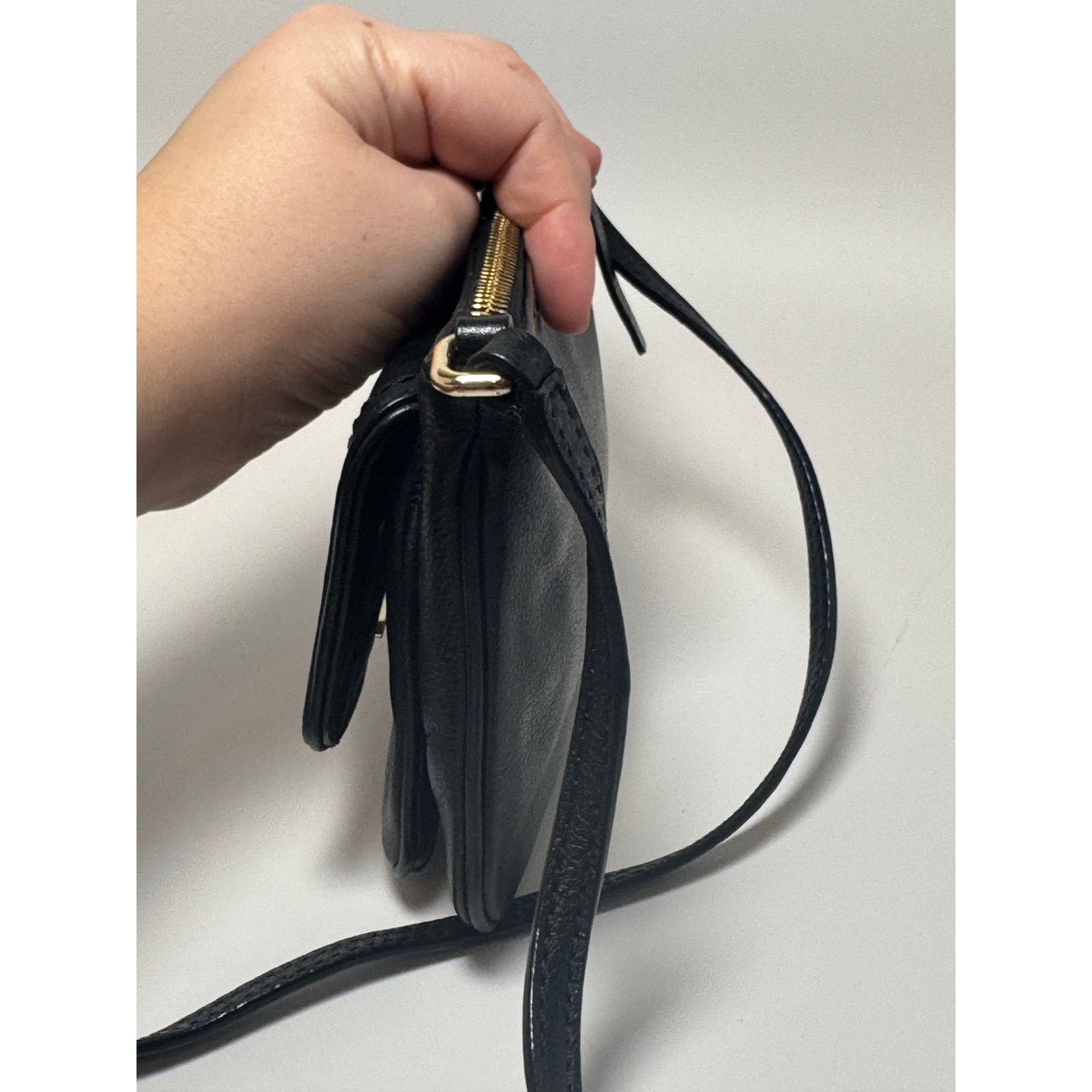 Kate Spade Kate Spade Black Crossbody Pebble Leather w/Turn Lock Size ONE SIZE - 6 Thumbnail
