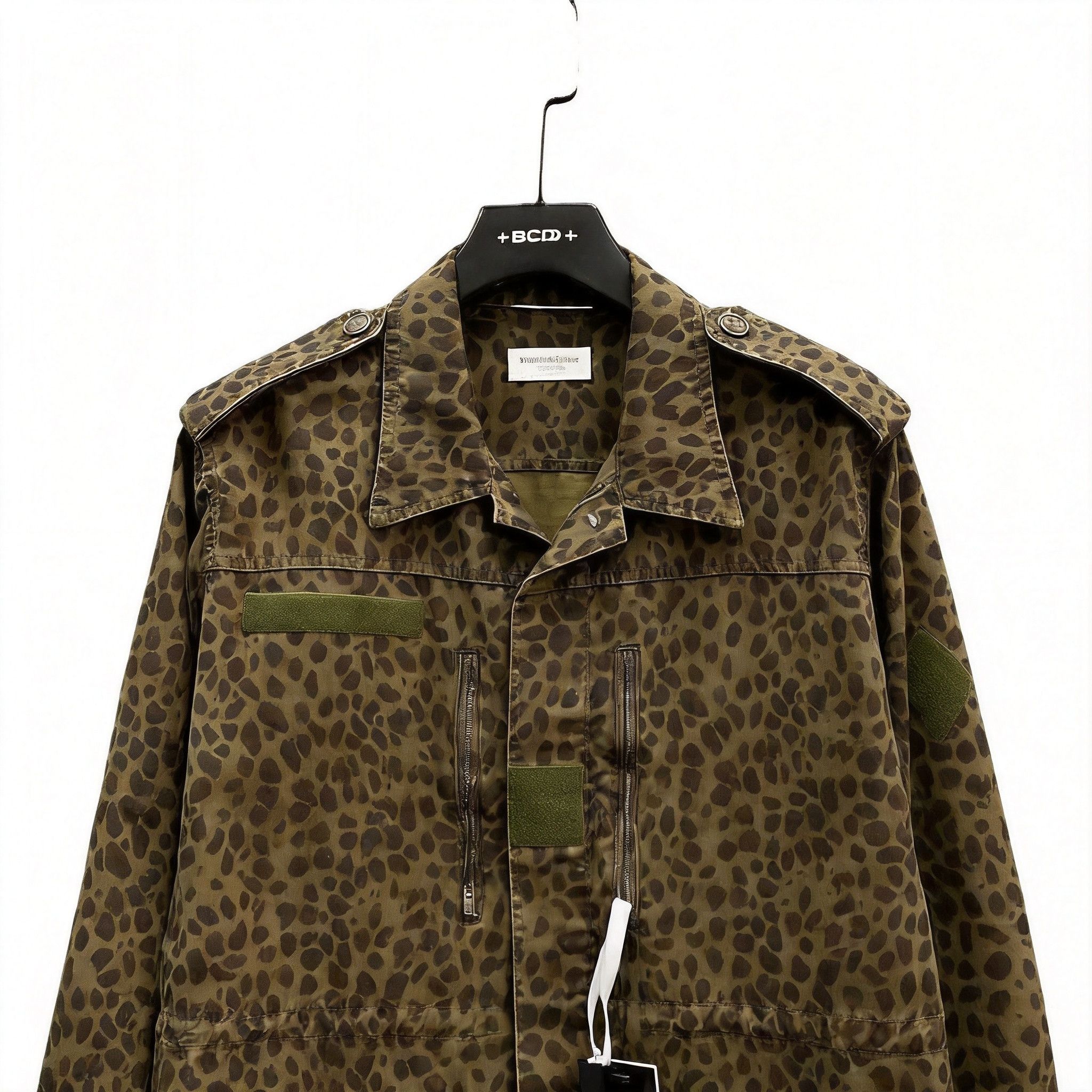 Saint Laurent Paris Saint Laurent Animal Print Quilted Jacket