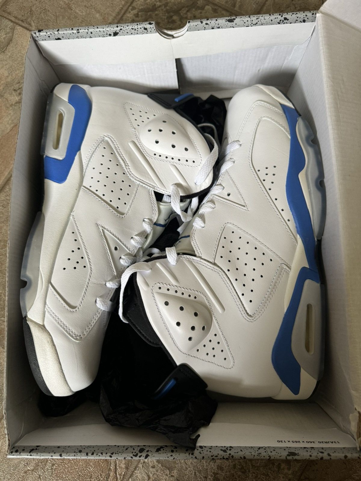 Jordan Brand × Nike 2014 Air Jordan 6 Sport Blue Size US 11.5 / EU 44-45 - 1 Thumbnail