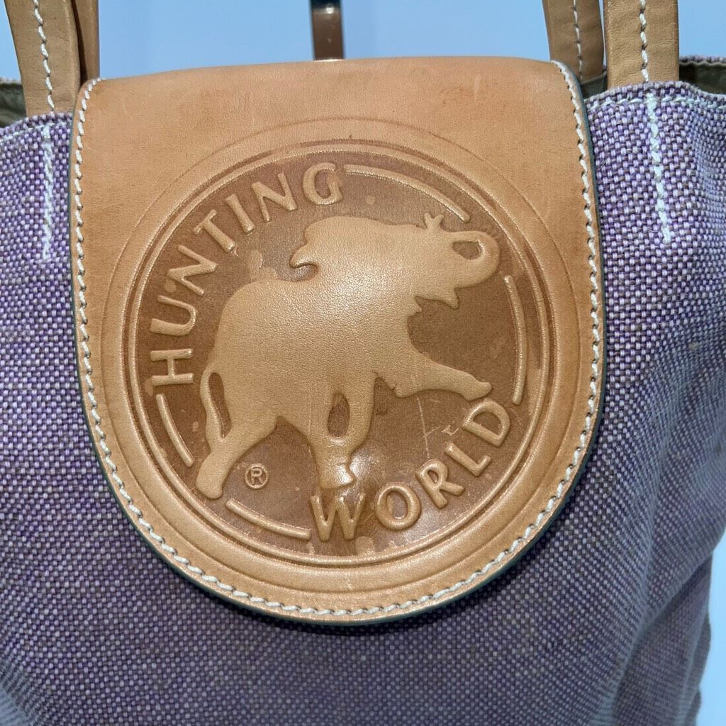 Other Hunting World Made in Italy Foldable Tote Bag Shoulder Bag Cotton Linen Blend x Leather Size ONE SIZE - 6 Thumbnail