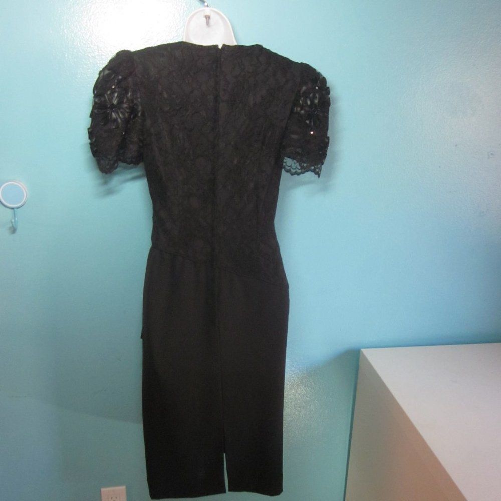 Fay Leslie Fay Evening Dress Size 4 Vintage 80's Size XS / US 0-2 / IT 36-38 - 13 Thumbnail
