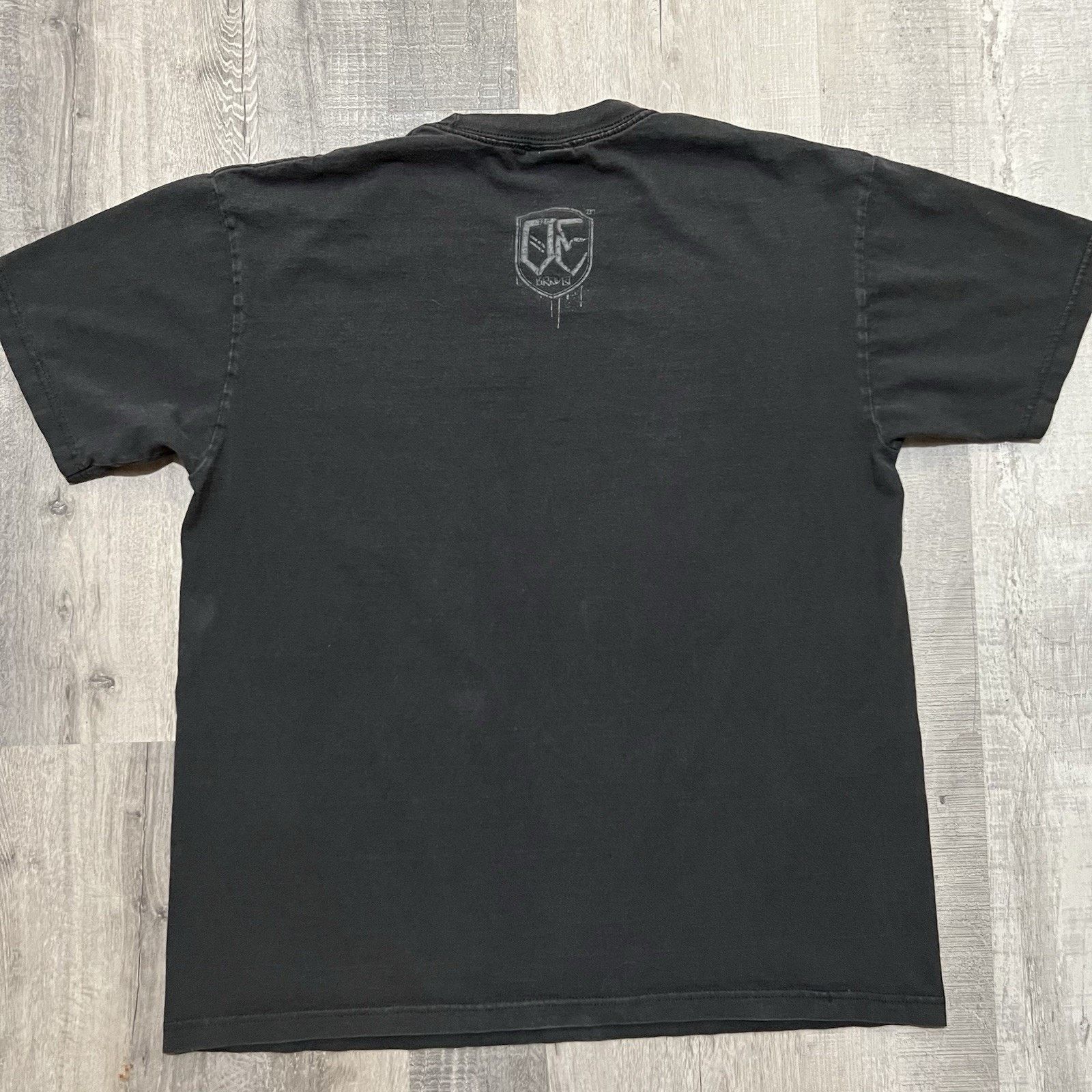 Vintage Old English Brand Black Plead The Fifth Skater Grunge Shirt Size US XL / EU 56 / 4 - 2 Thumbnail