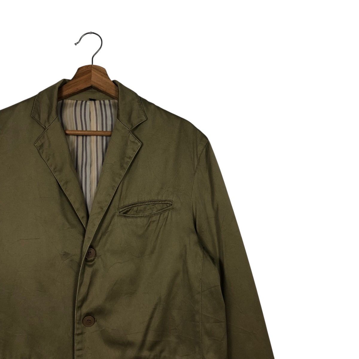 Issey Miyake 📌Vintage Chore Worker Jacket Blanket Striped Lining Size US L / EU 52-54 / 3 - 7 Thumbnail