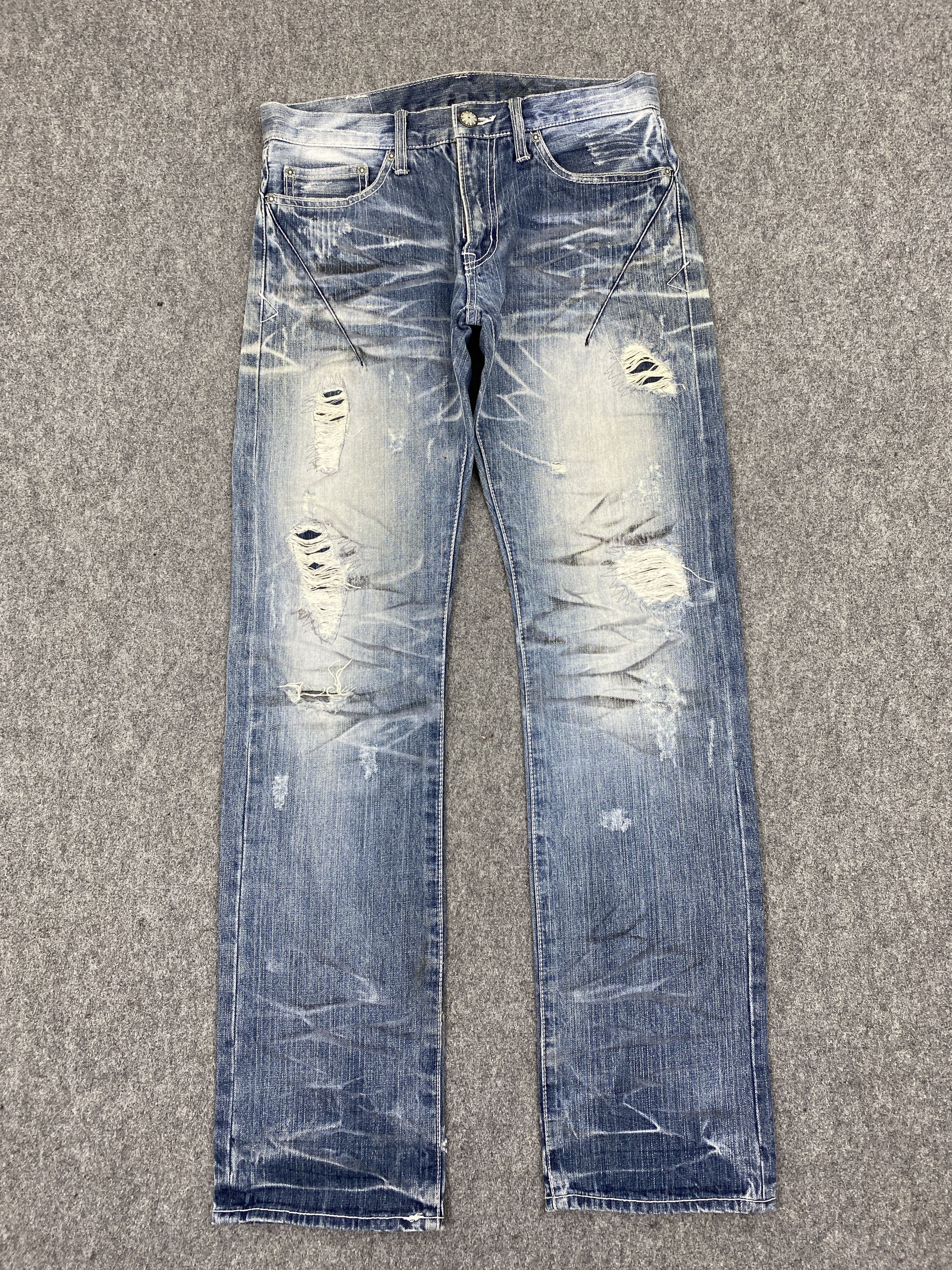 If Six Was Nine Vintage Japanese Brand Faded Blue jeans DP2747 Size US 32 / EU 48 - 1 Thumbnail