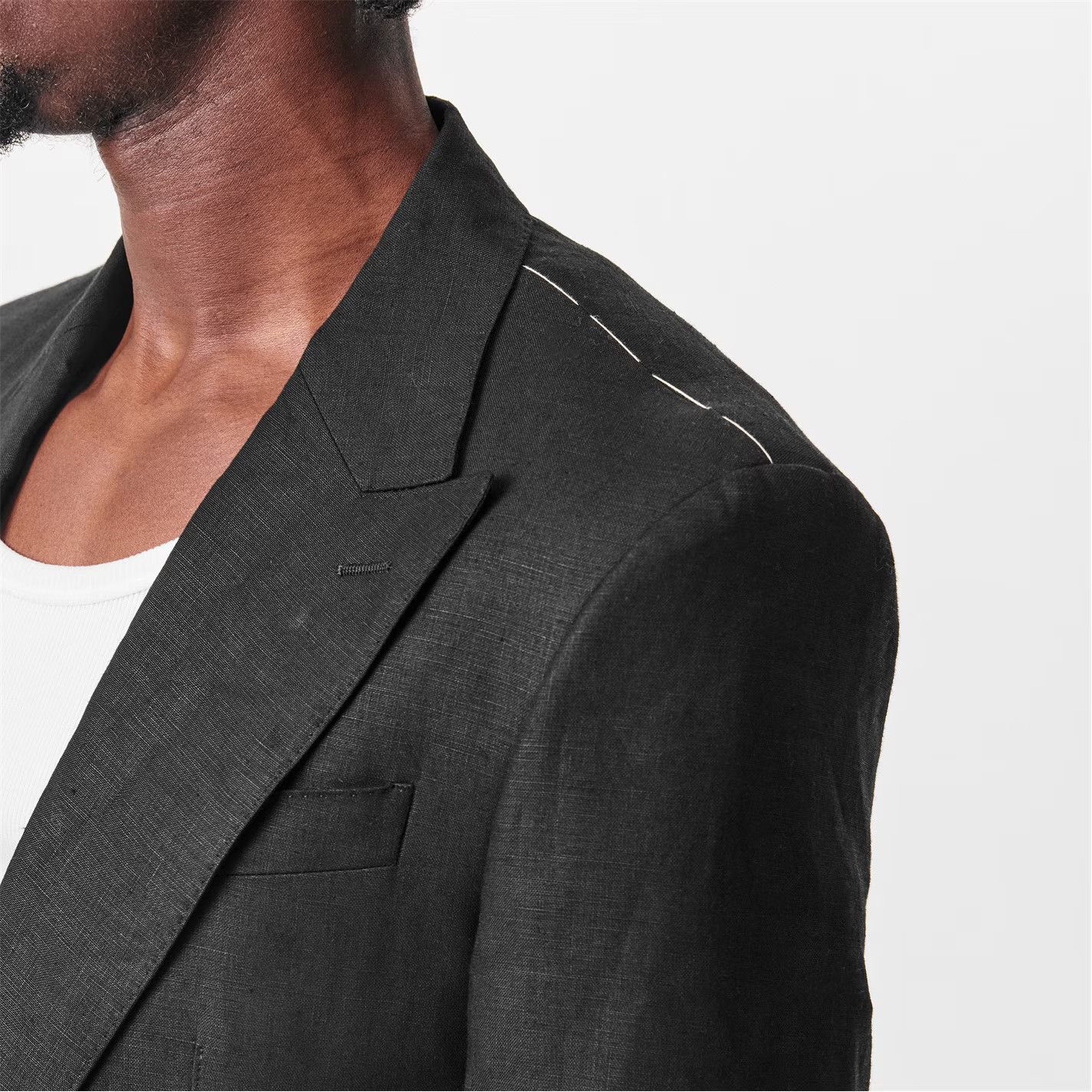 Dolce & Gabbana o1g2r1mq0426 Lightweight Linen Blazer in Black Size US M / EU 48-50 / 2 - 5 Thumbnail