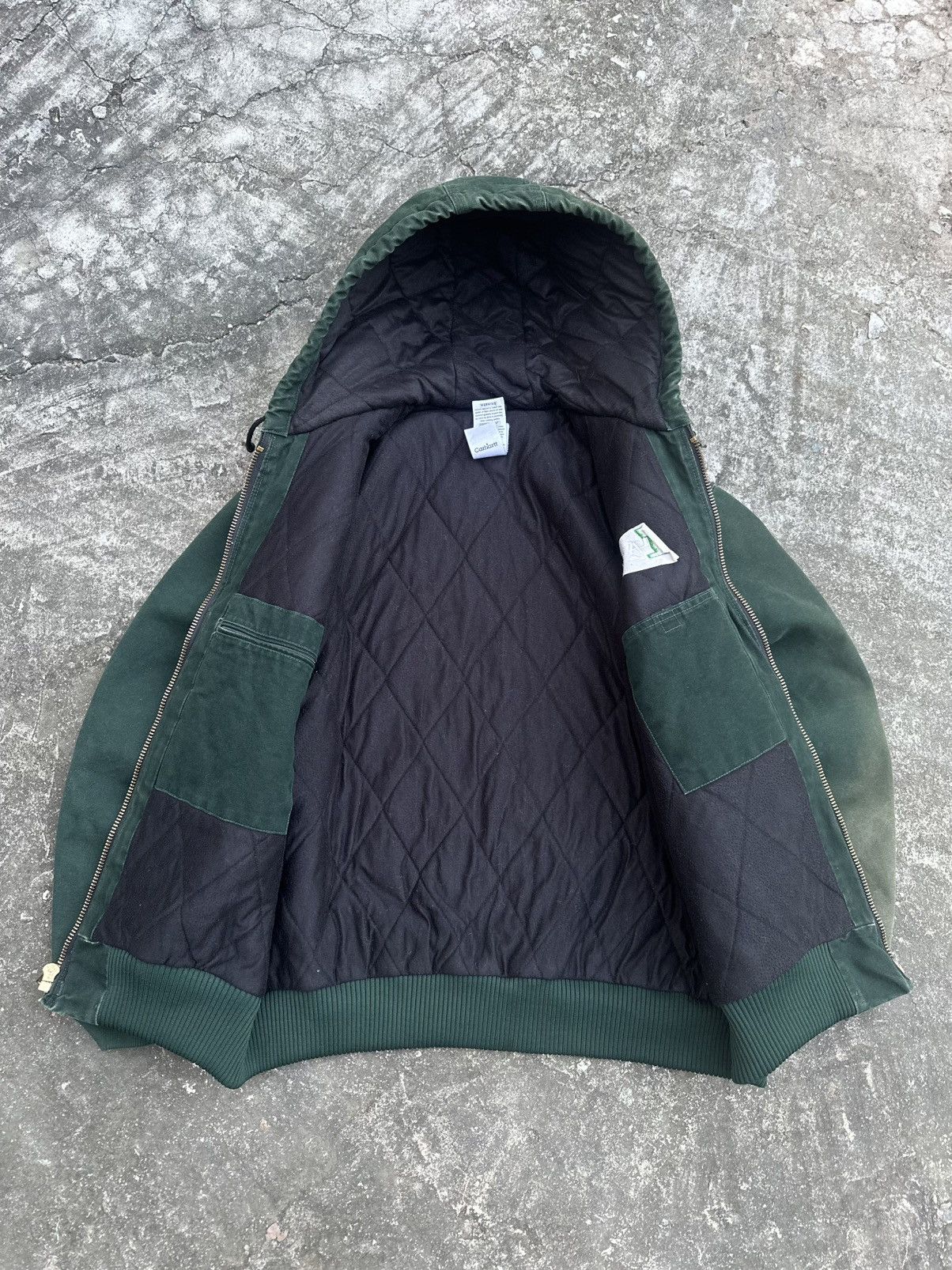 Carhartt Rare! Crazy Vintage Y2K Carhartt J130 SPC Hooded Jacket Size US XL / EU 56 / 4 - 6 Thumbnail