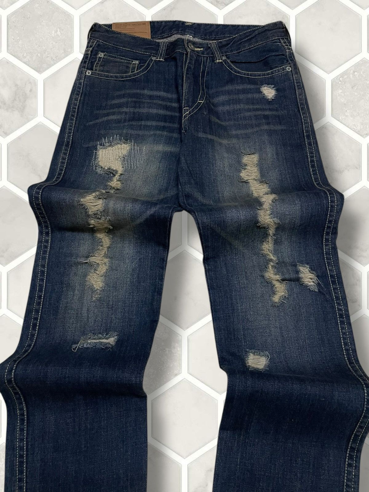 Hysteric Glamour Vintage Rare Designer Japan Beams Distressed Grunge Denim Size US 30 / EU 46 - 4 Thumbnail