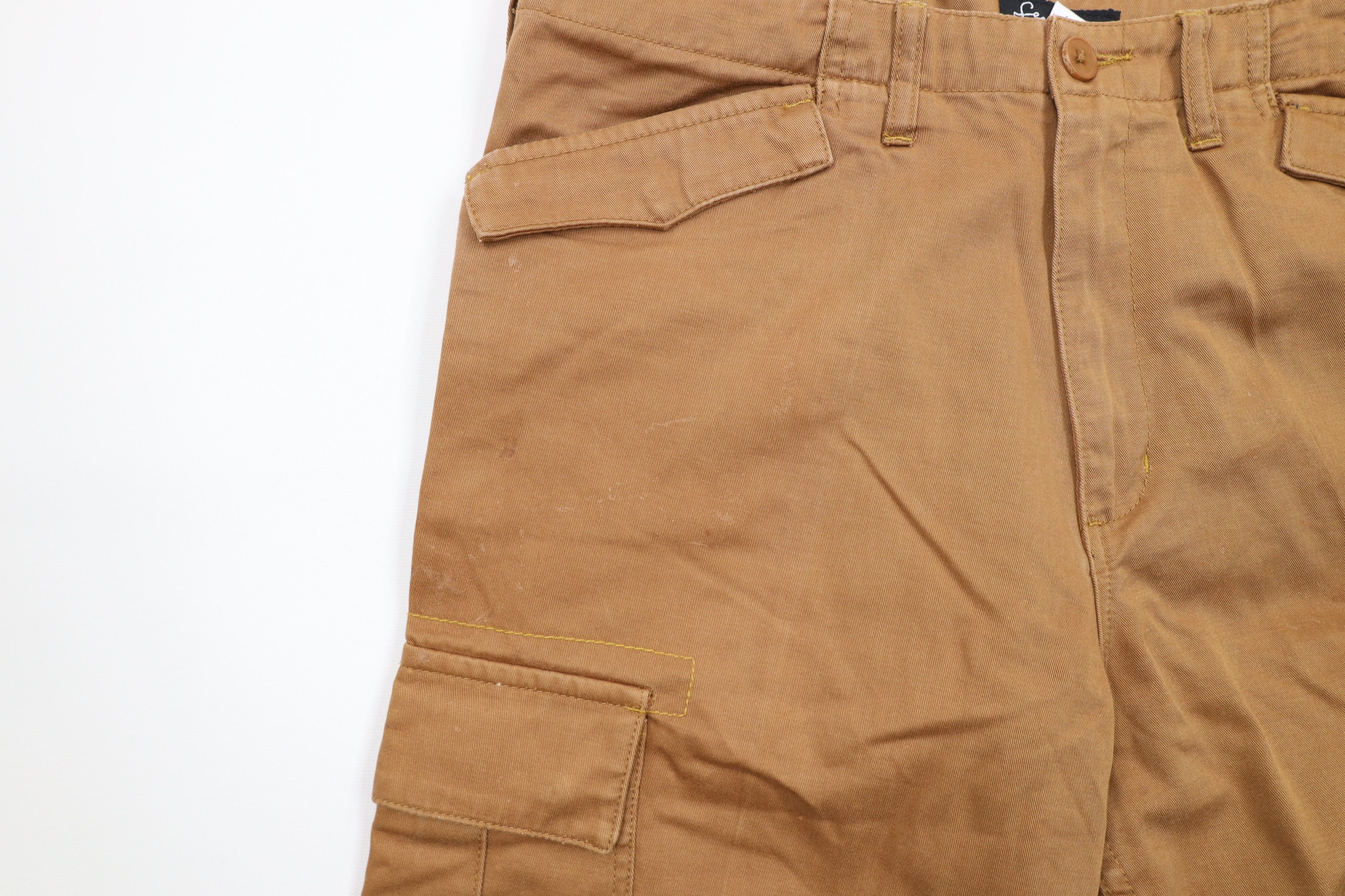 Sean John × Vintage Vintage 90s Y2K Sean John Baggy Wide Leg Cargo Pants Brown Size US 32 / EU 48 - 6 Thumbnail