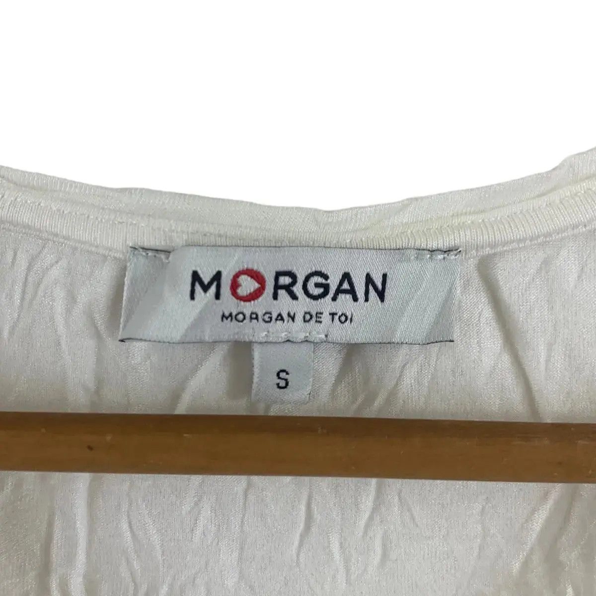 Vintage Vintage MORGAN DE TOI Paris Chic Madame Logo Tee Shirt Top Size S / US 4 / IT 40 - 2 Thumbnail