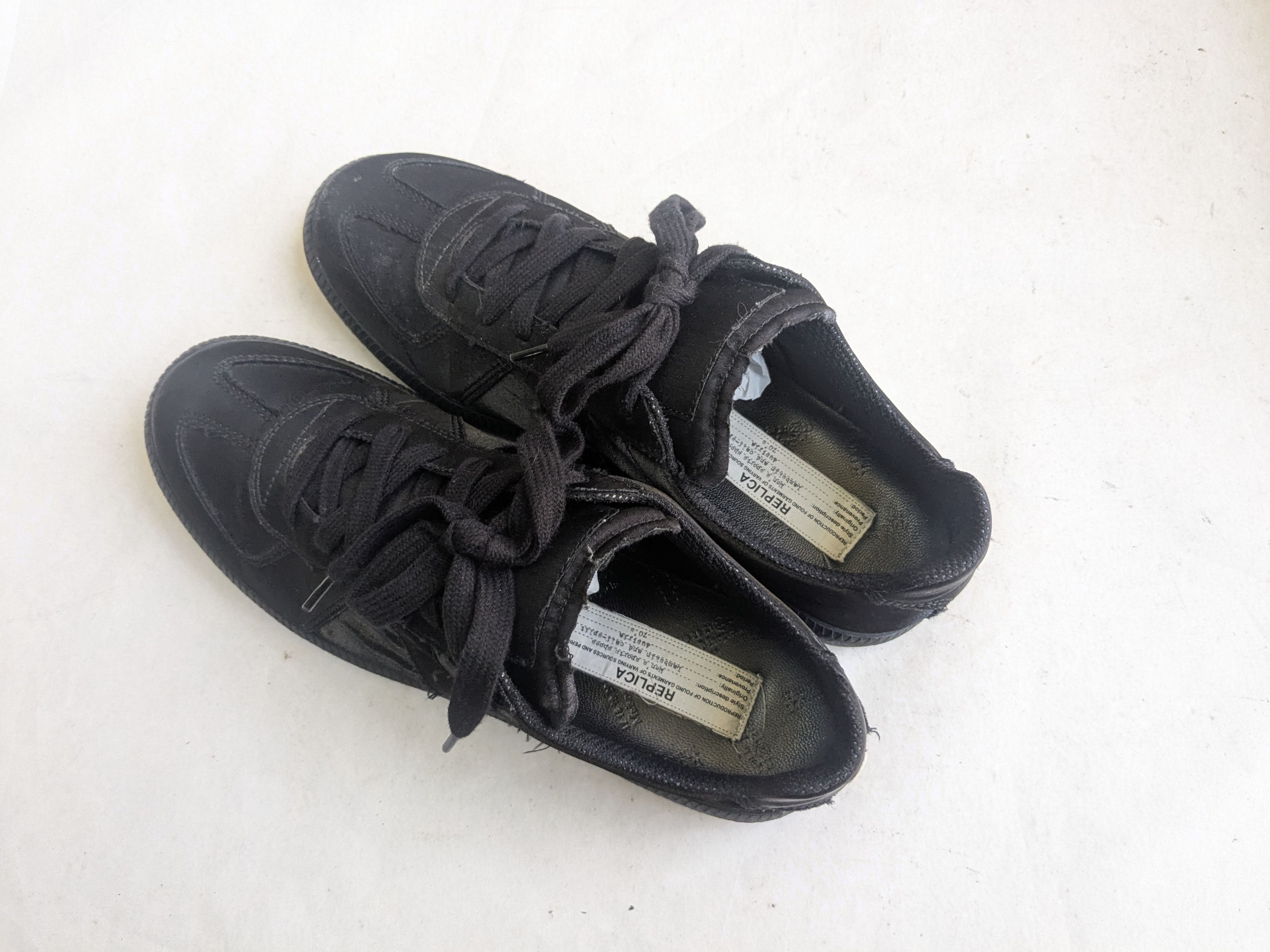 Maison Margiela Maison Margiela GAT Replica Black Satin 9 42 Size US 10 / EU 43 - 10 Thumbnail