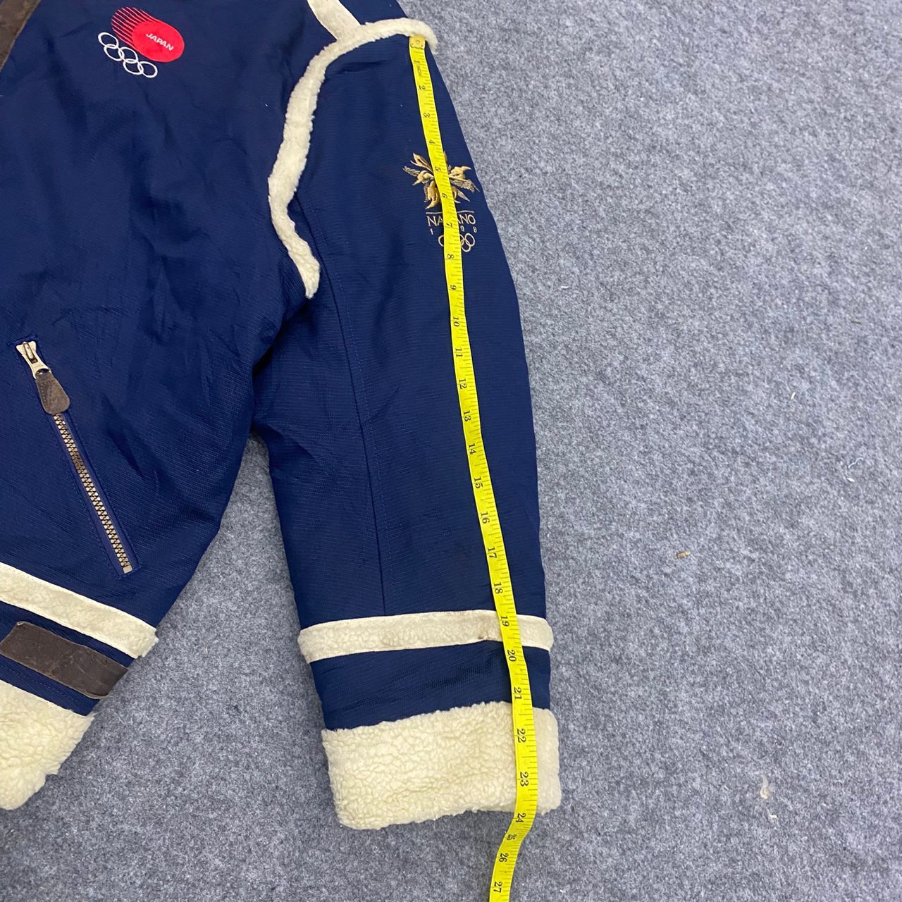 Mizuno Vintage 1998 Mizuno Nagano Japan Olimpic Sherpa Japan Jacket Size US L / EU 52-54 / 3 - 5 Thumbnail