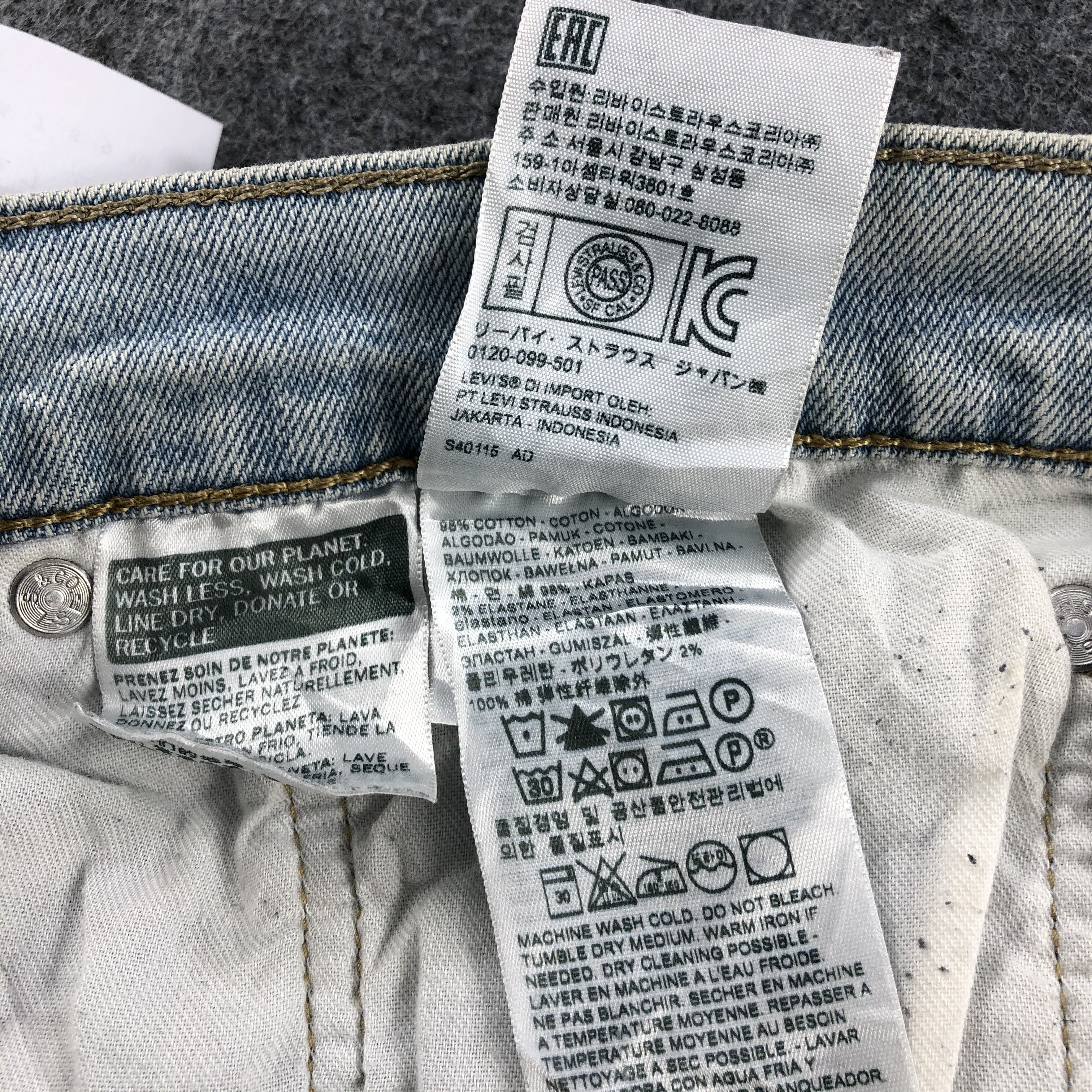 Levi's × Vintage Vintage Levis 510 Jeans-JM1195 Size US 36 / EU 52 - 9 Thumbnail