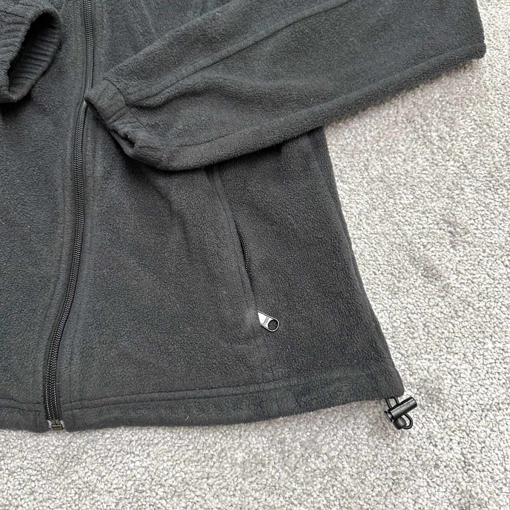 Vintage Columbia Jacket Women Medium Black Full Zip Benton Springs Fleece Outdoor Hiking Size M / US 6-8 / IT 42-44 - 4 Thumbnail